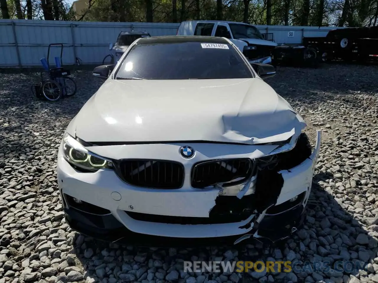 5 Photograph of a damaged car WBA4W9C58KAF94183 BMW 4 SERIES 2019