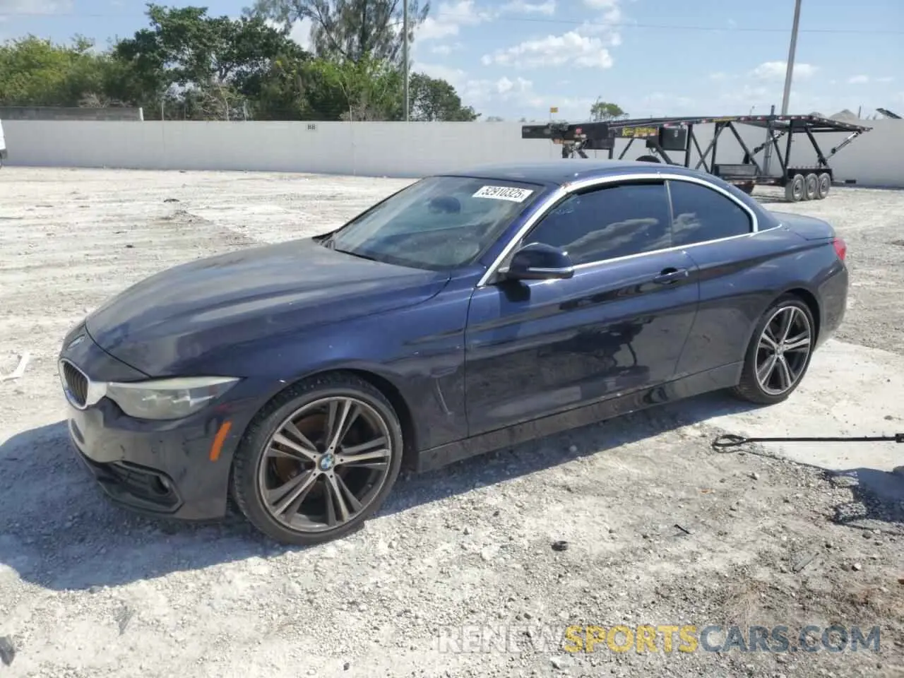 1 Photograph of a damaged car WBA4Z1C50KEE44313 BMW 4 SERIES 2019