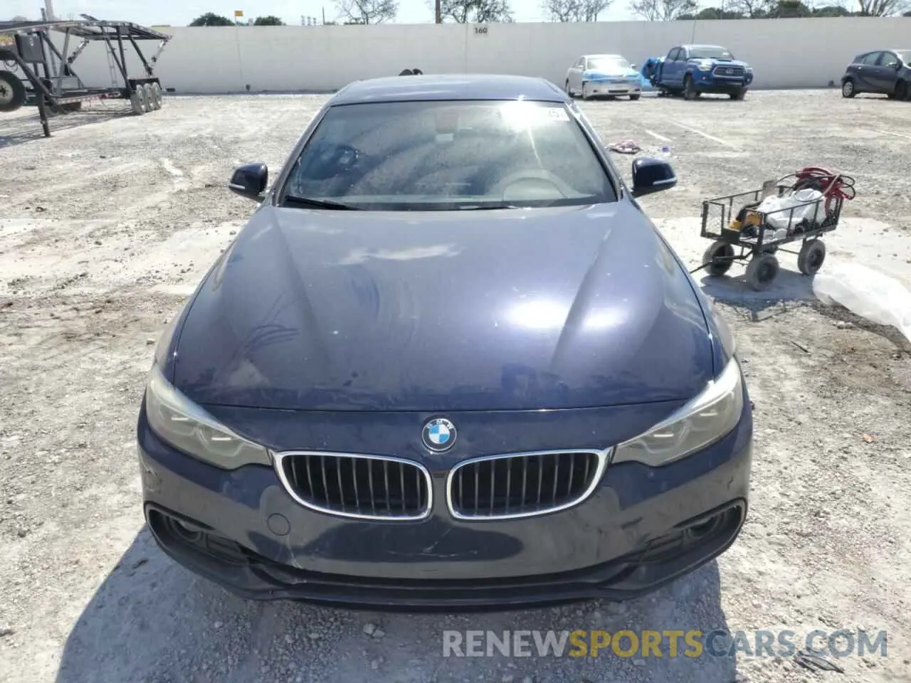 5 Photograph of a damaged car WBA4Z1C50KEE44313 BMW 4 SERIES 2019
