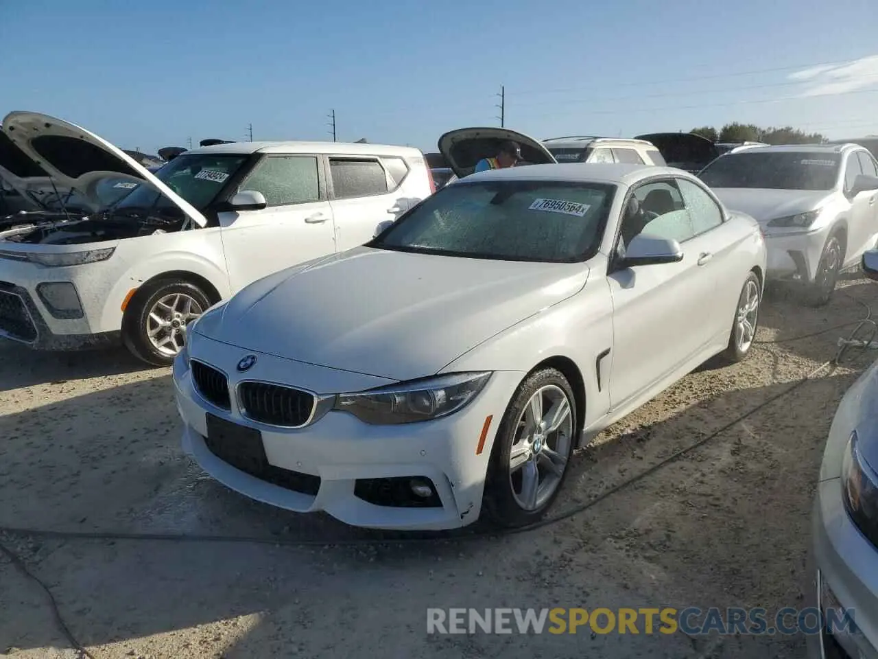 1 Photograph of a damaged car WBA4Z1C53KEE44659 BMW 4 SERIES 2019
