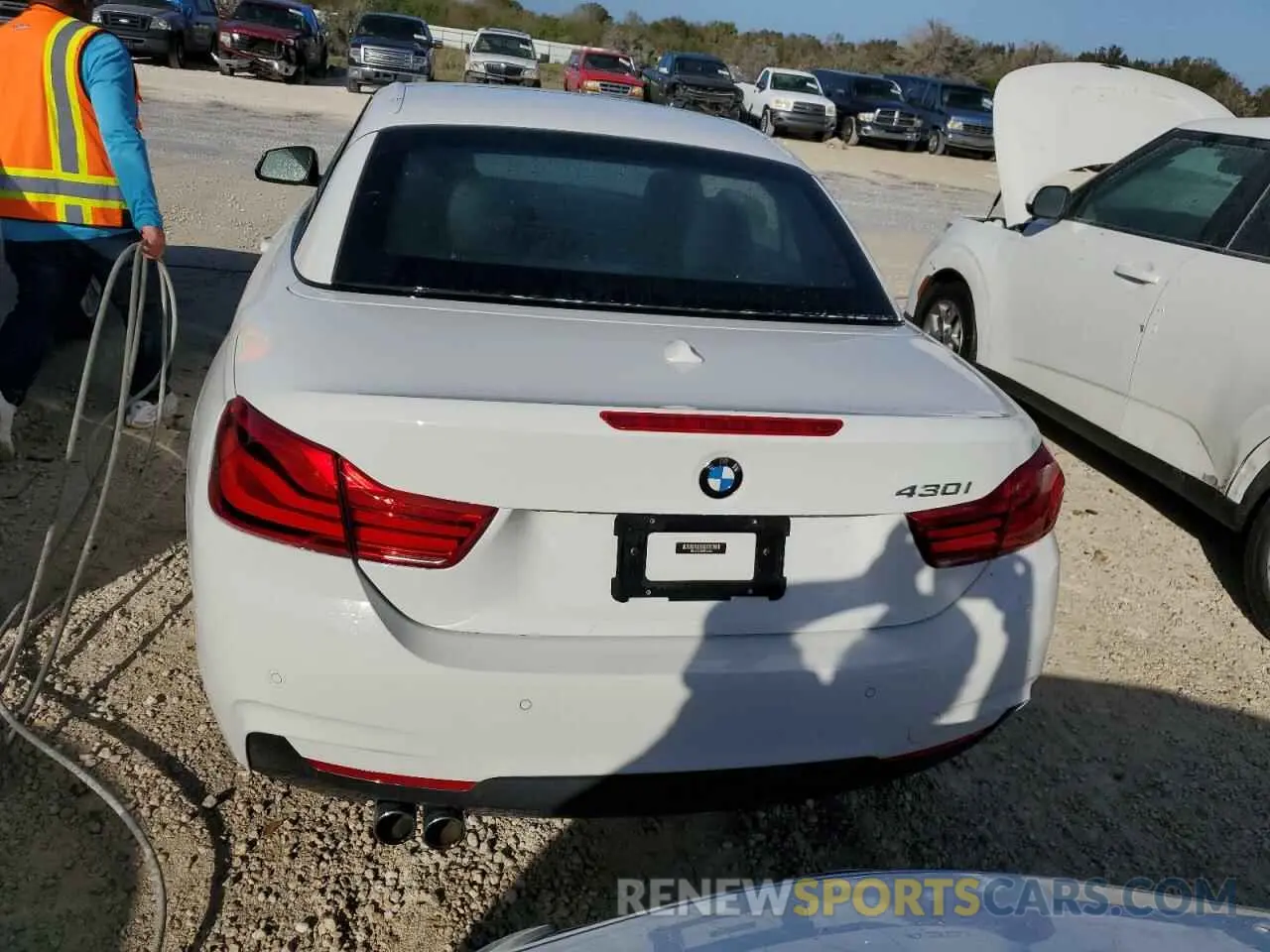 6 Photograph of a damaged car WBA4Z1C53KEE44659 BMW 4 SERIES 2019