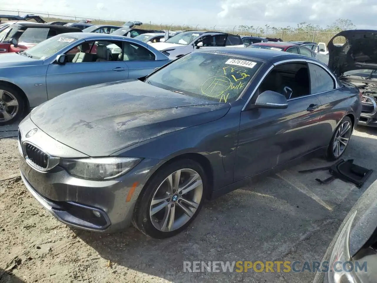 1 Photograph of a damaged car WBA4Z1C54KEE48686 BMW 4 SERIES 2019