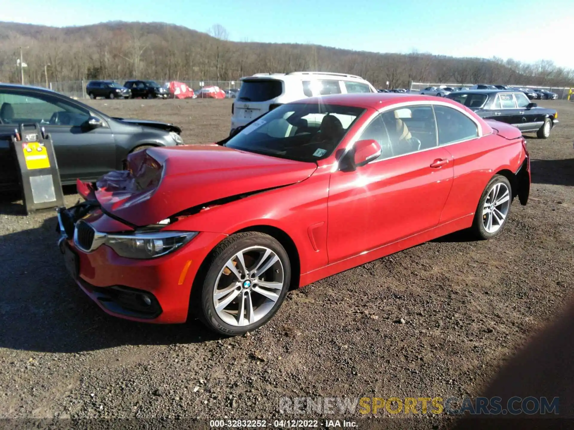 2 Photograph of a damaged car WBA4Z3C55KEN89727 BMW 4 SERIES 2019