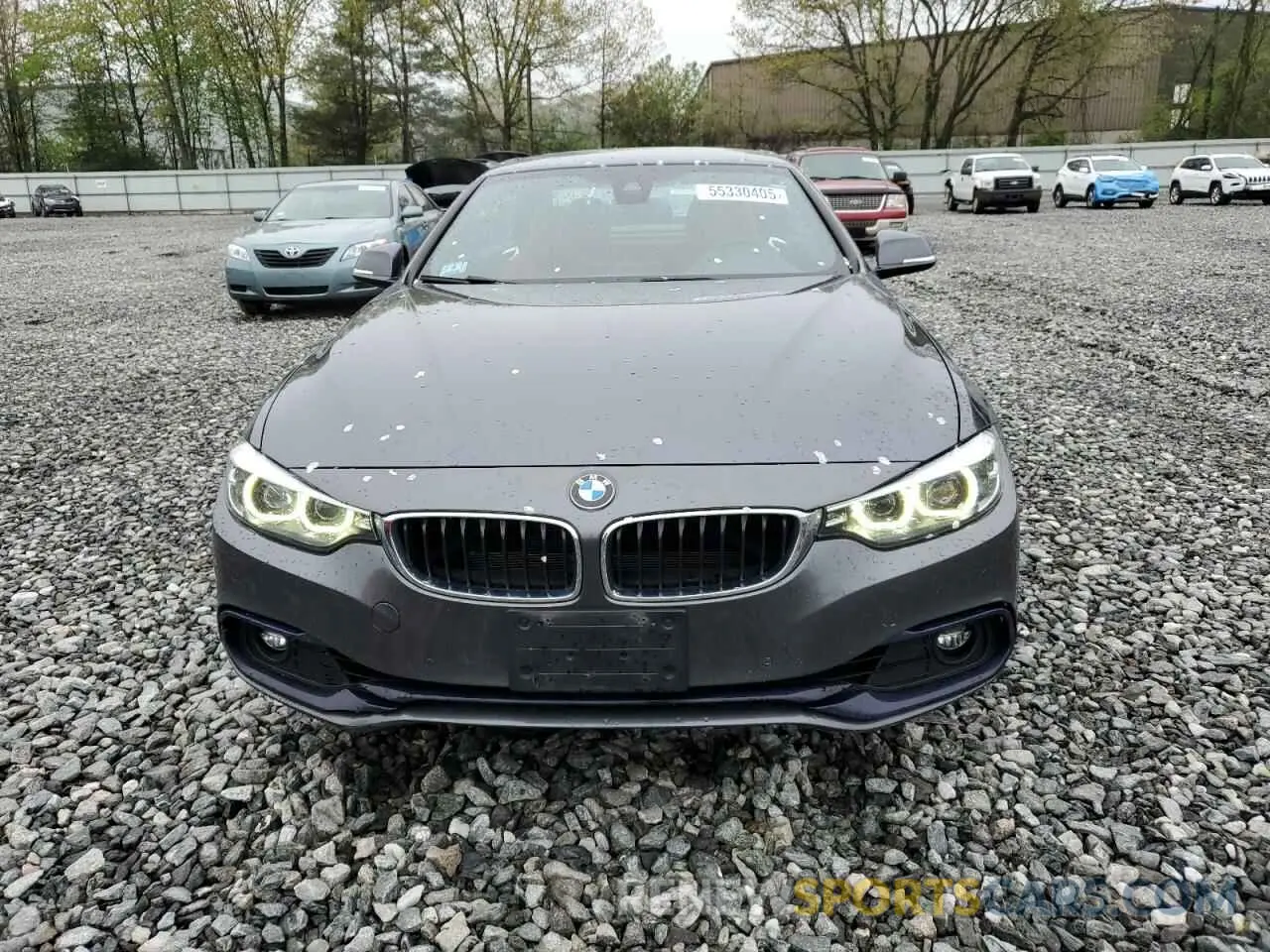 5 Photograph of a damaged car WBA4Z3C56KEC58481 BMW 4 SERIES 2019