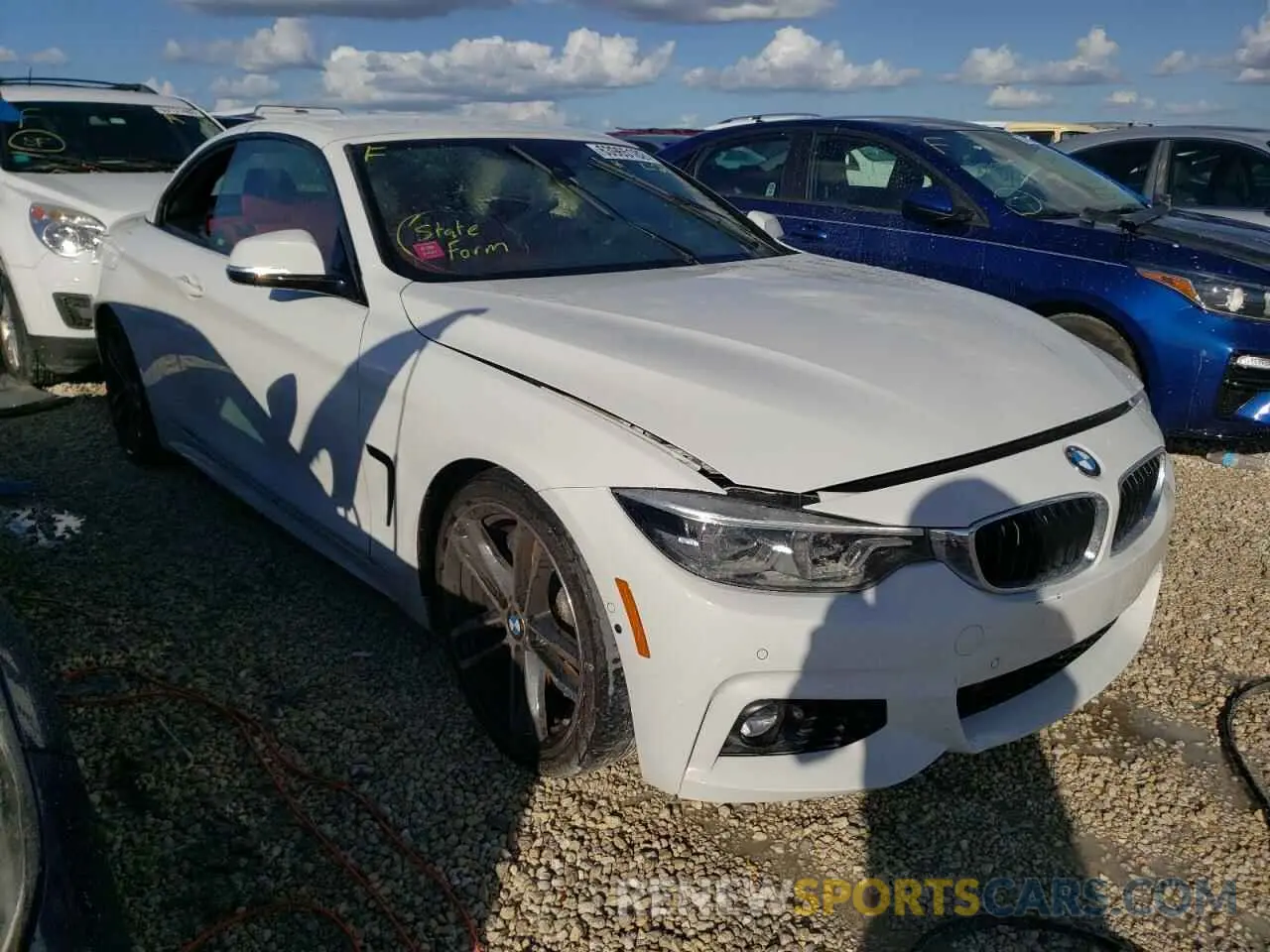 1 Photograph of a damaged car WBA4Z5C53KEE17596 BMW 4 SERIES 2019