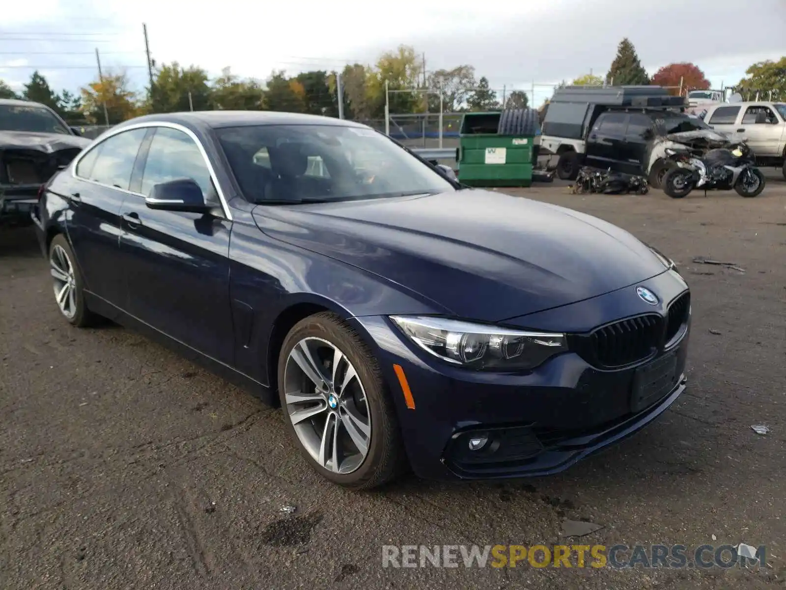 1 Photograph of a damaged car WBA4J1C02LCE64927 BMW 4 SERIES 2020