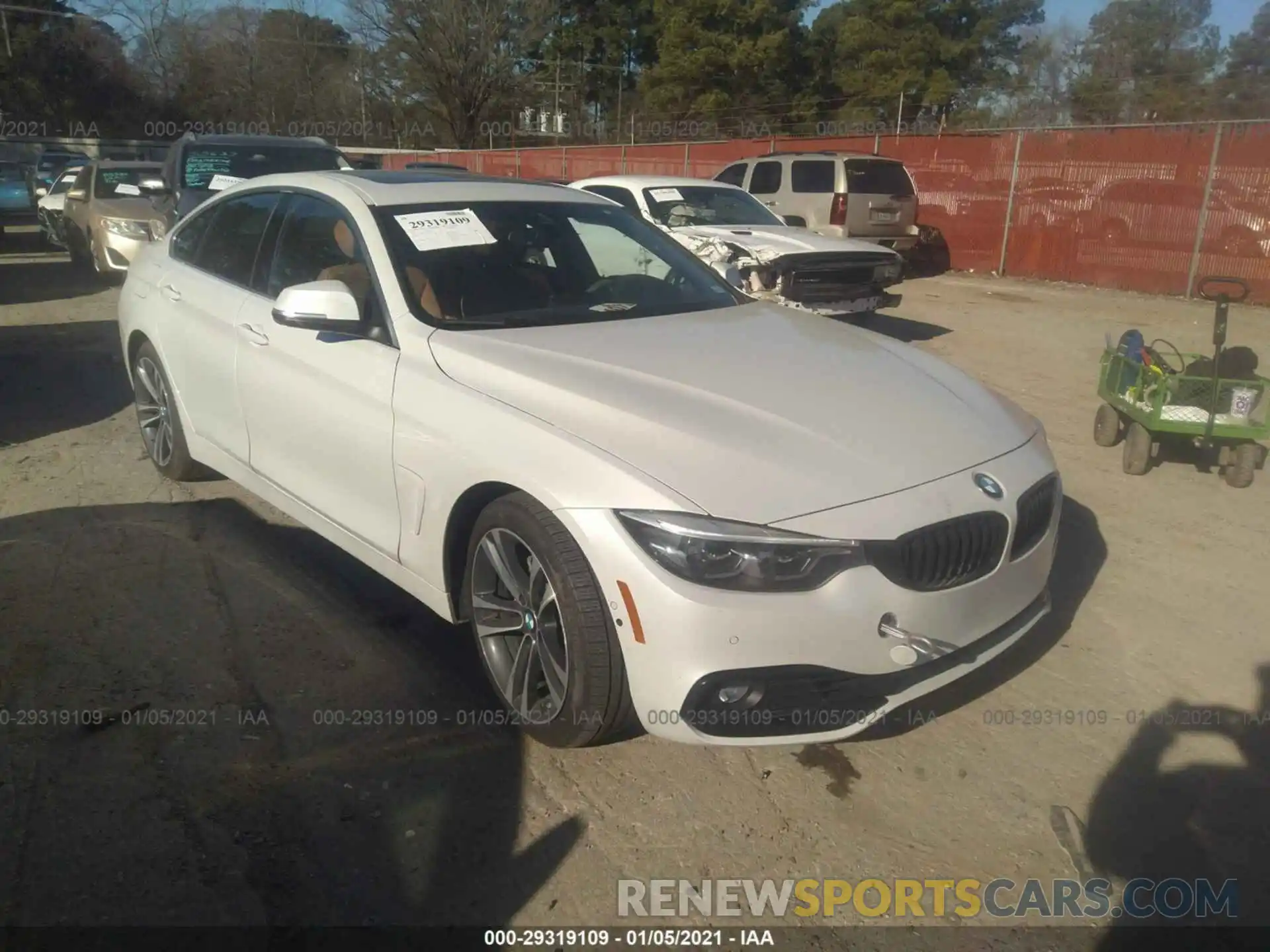 1 Photograph of a damaged car WBA4J1C03LBU68469 BMW 4 SERIES 2020