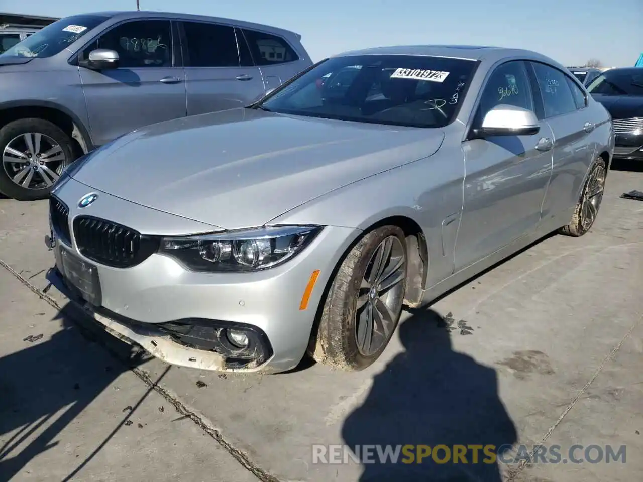 2 Photograph of a damaged car WBA4J1C03LCE20189 BMW 4 SERIES 2020