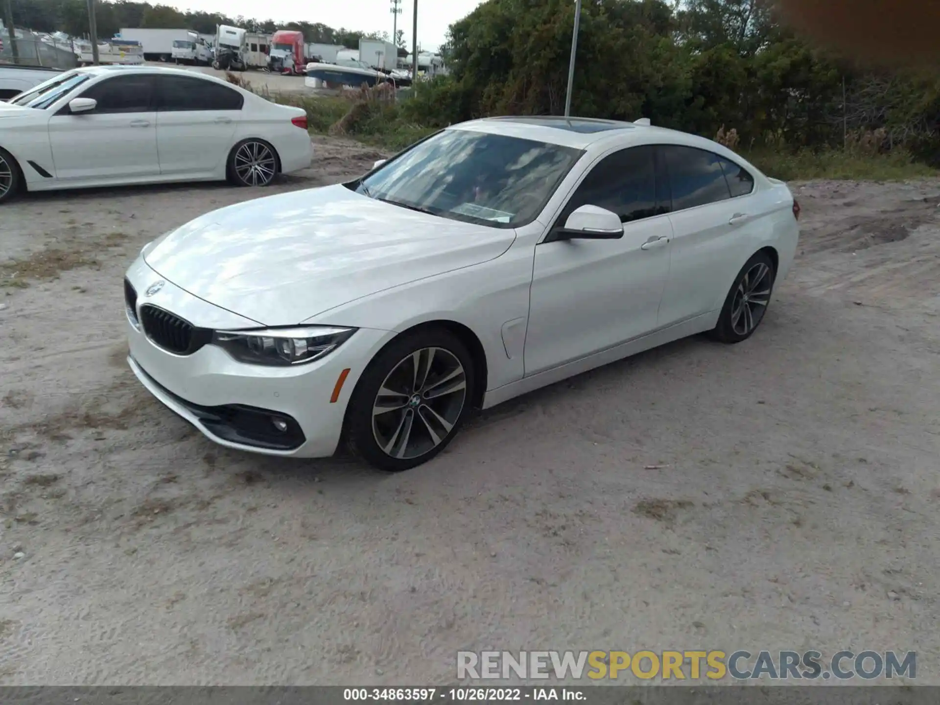 2 Photograph of a damaged car WBA4J1C05LBU67937 BMW 4 SERIES 2020