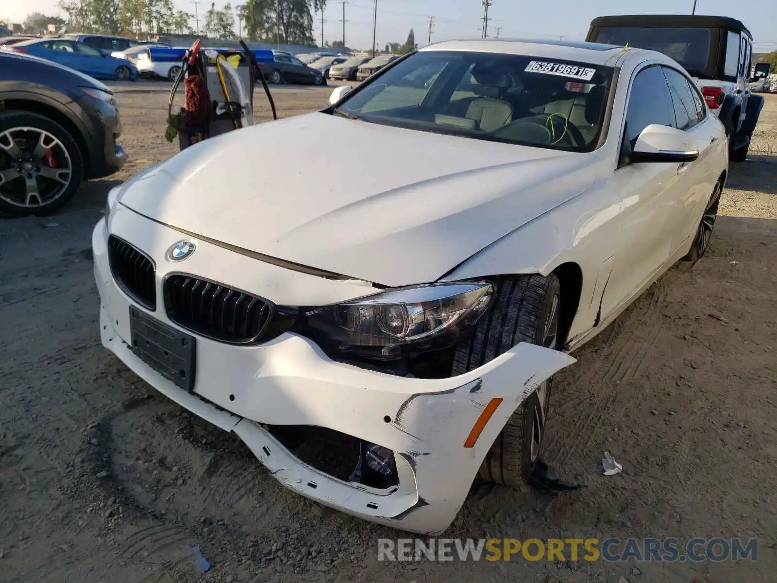 2 Photograph of a damaged car WBA4J1C05LCE06228 BMW 4 SERIES 2020