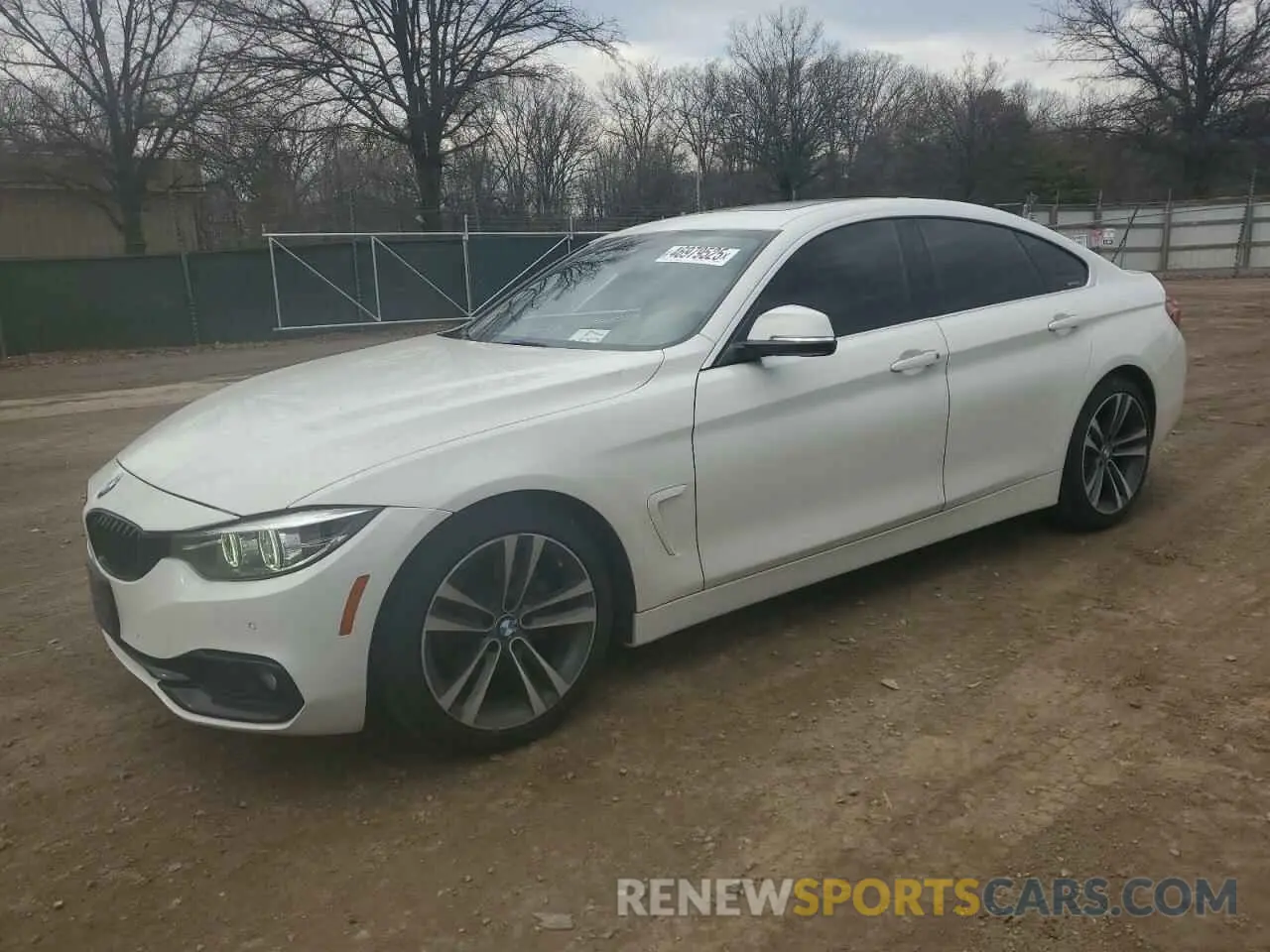 1 Photograph of a damaged car WBA4J1C08LCD53685 BMW 4 SERIES 2020