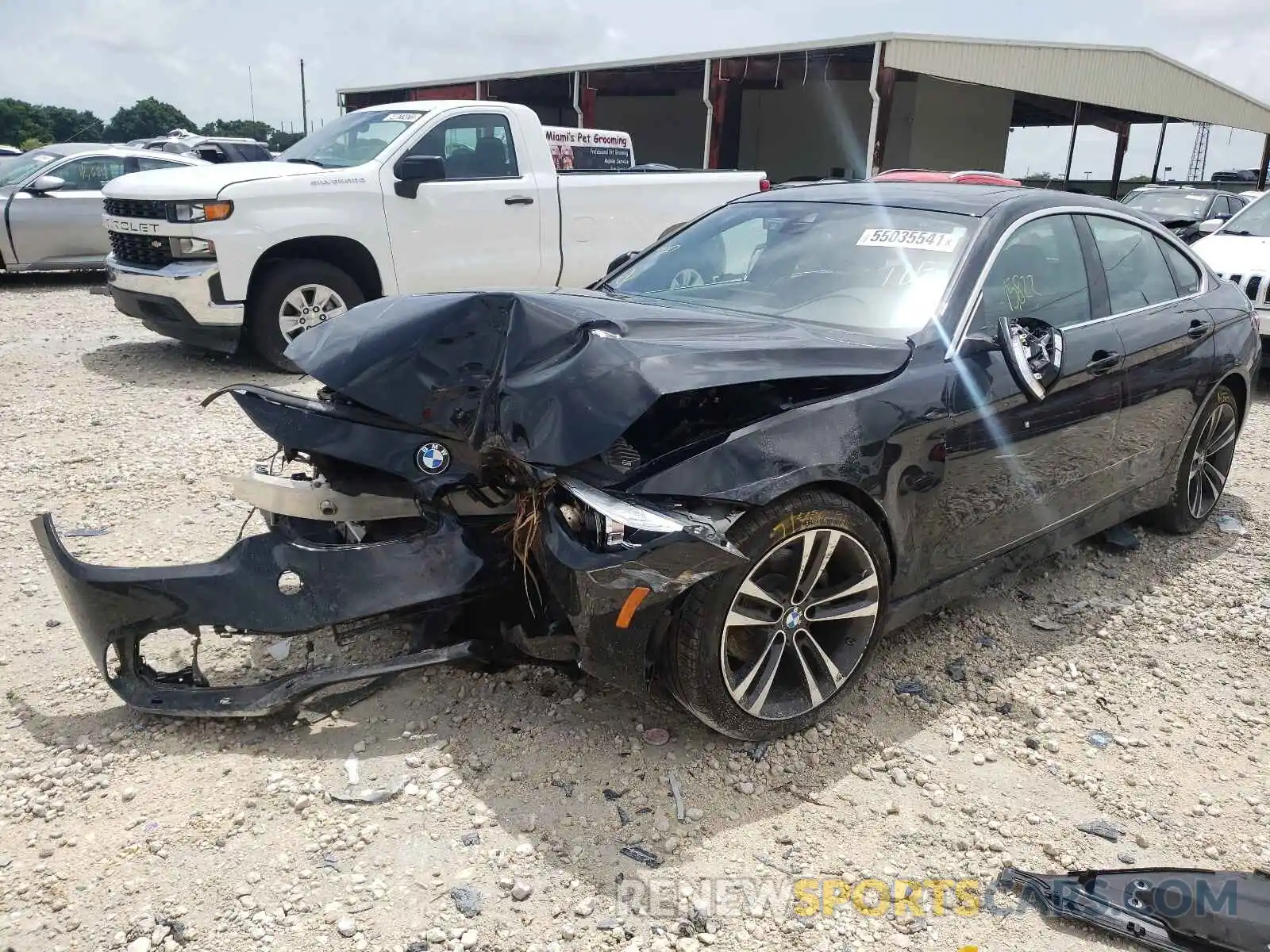 2 Photograph of a damaged car WBA4J1C09LBU68220 BMW 4 SERIES 2020