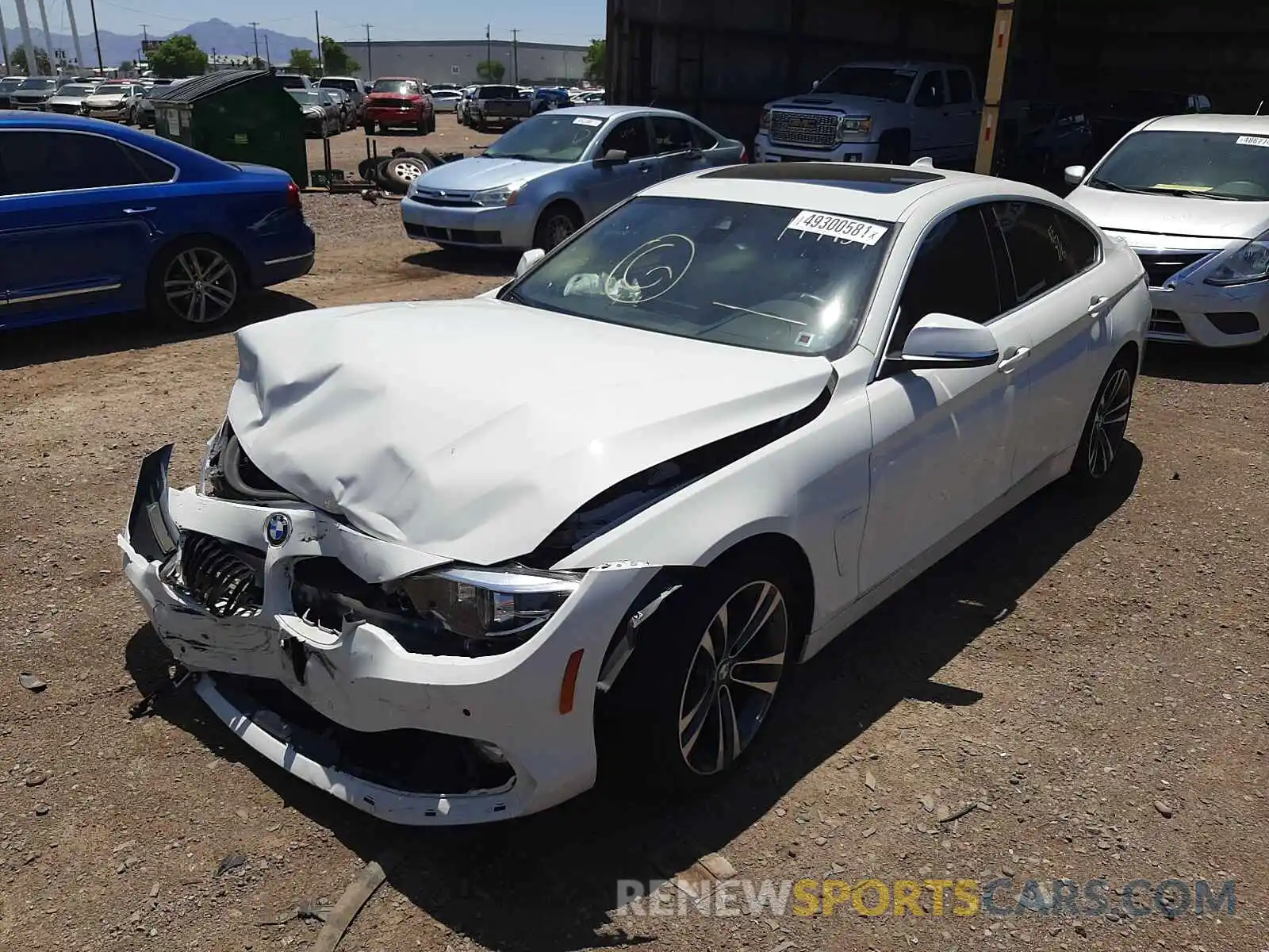 2 Photograph of a damaged car WBA4J1C09LCD76084 BMW 4 SERIES 2020