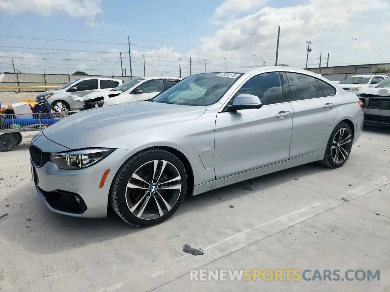 1 Photograph of a damaged car WBA4J1C09LCD80846 BMW 4 SERIES 2020