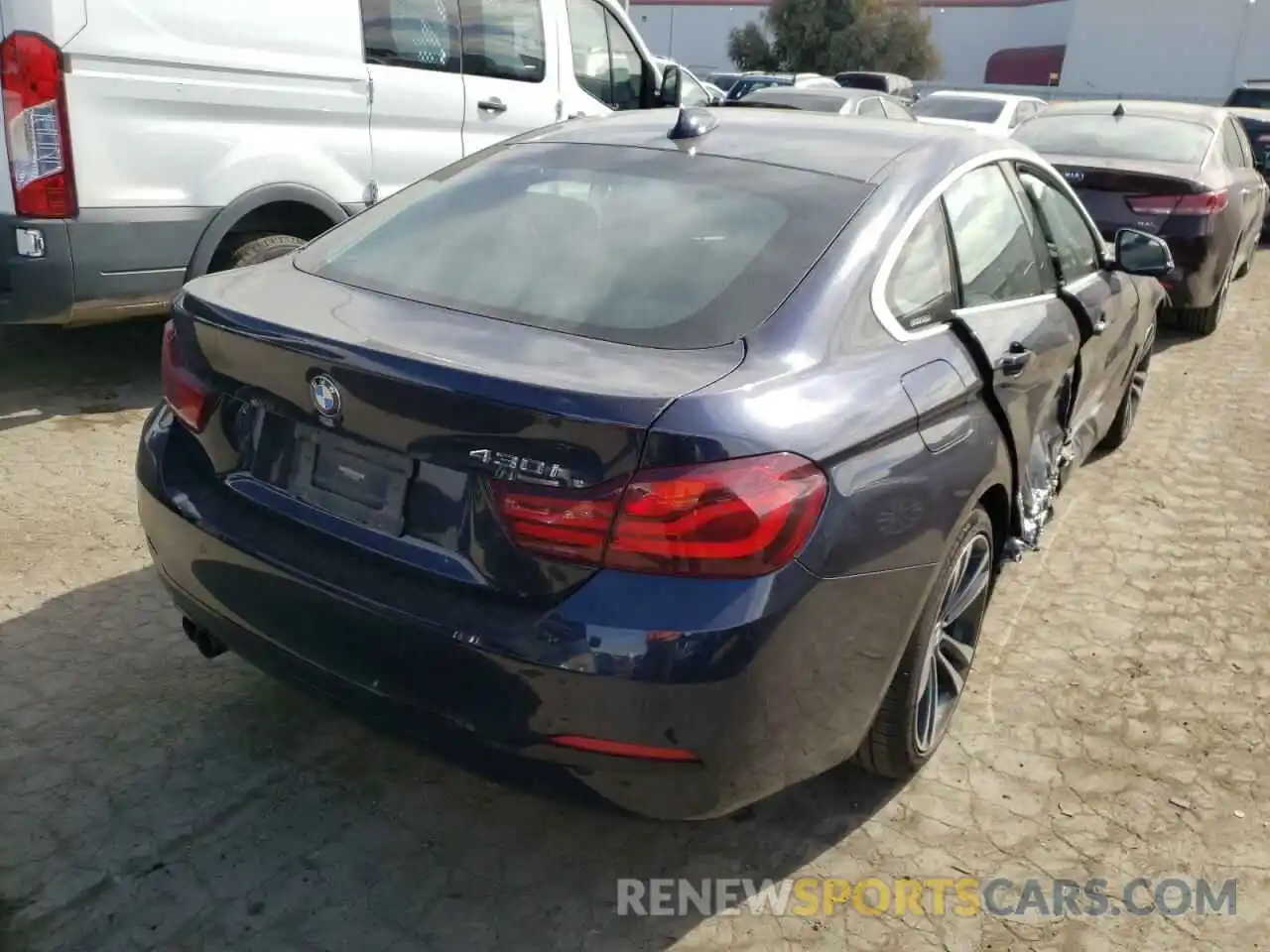 4 Photograph of a damaged car WBA4J1C09LCE46649 BMW 4 SERIES 2020