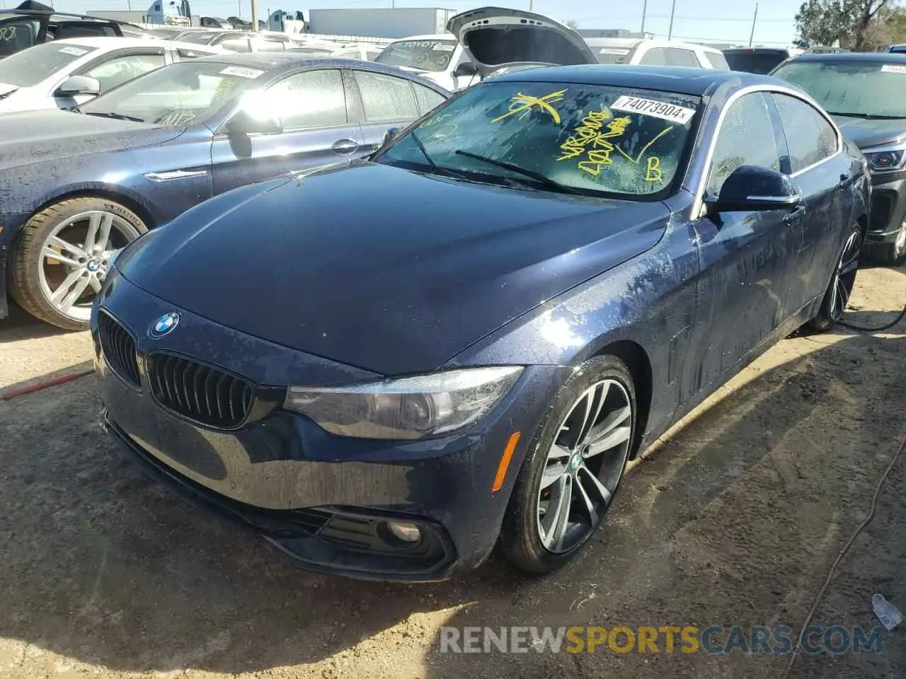 1 Photograph of a damaged car WBA4J1C09LCE54217 BMW 4 SERIES 2020