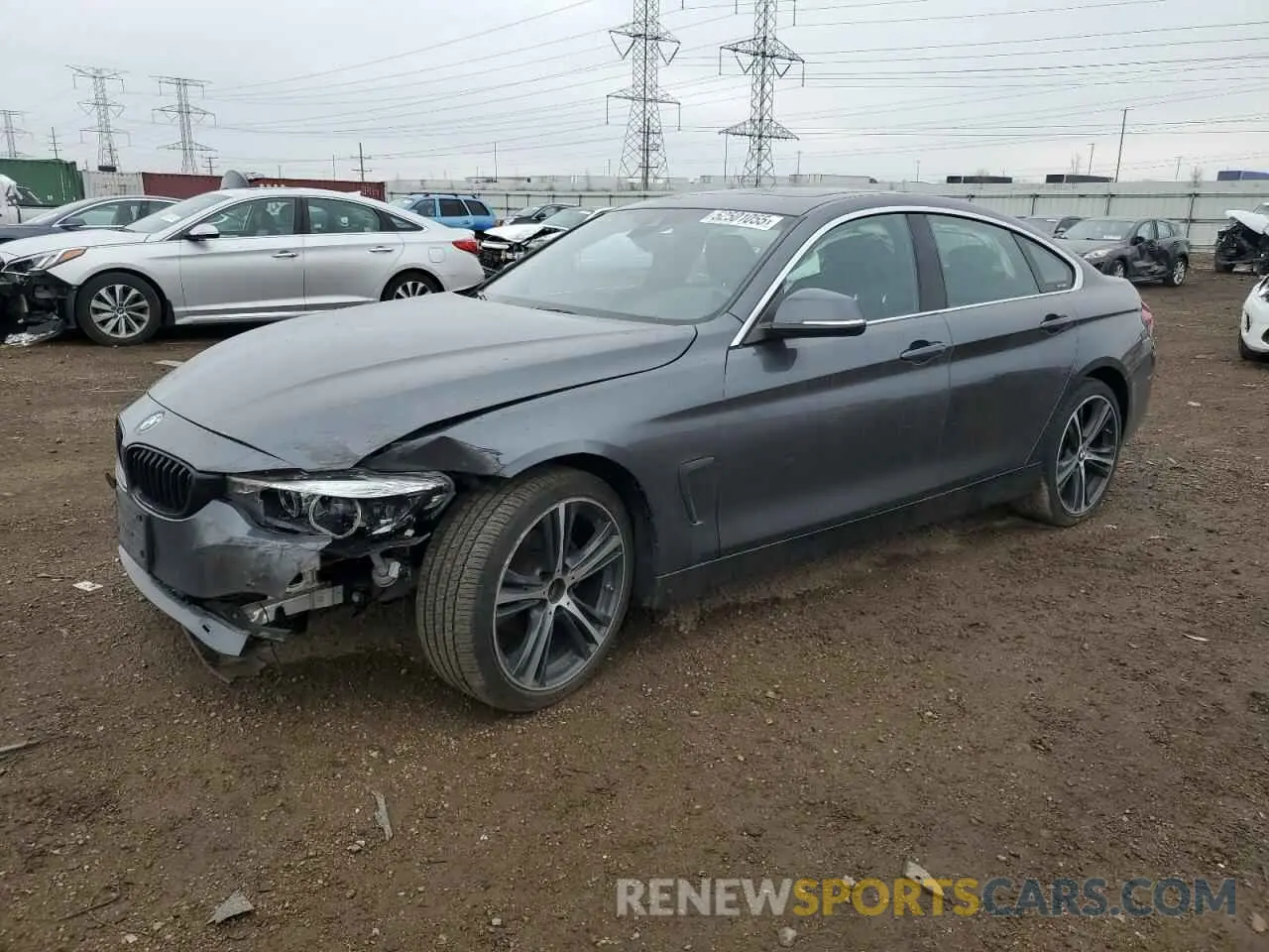 1 Photograph of a damaged car WBA4J3C00LBL11929 BMW 4 SERIES 2020