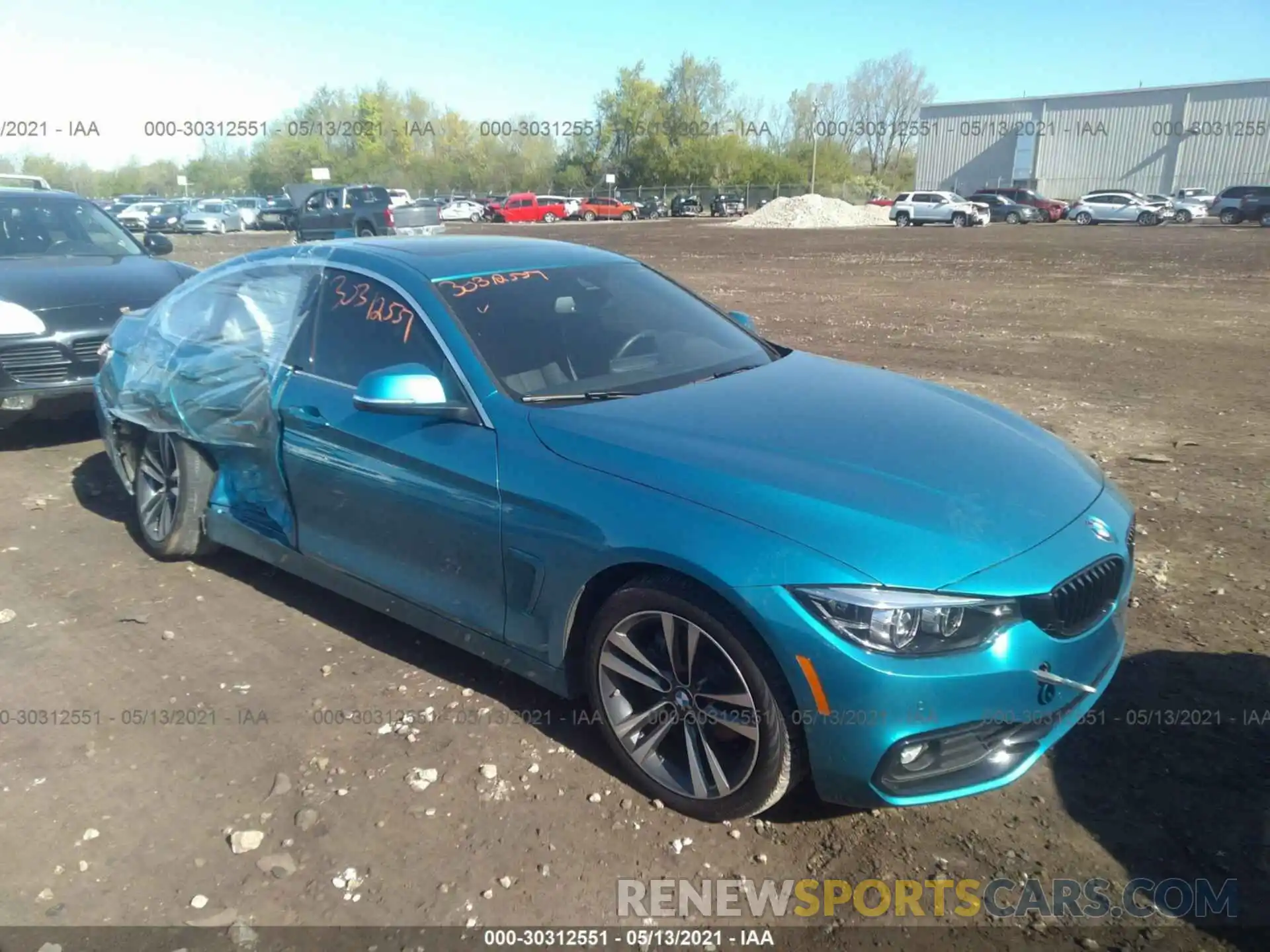 1 Photograph of a damaged car WBA4J3C02LCD12464 BMW 4 SERIES 2020