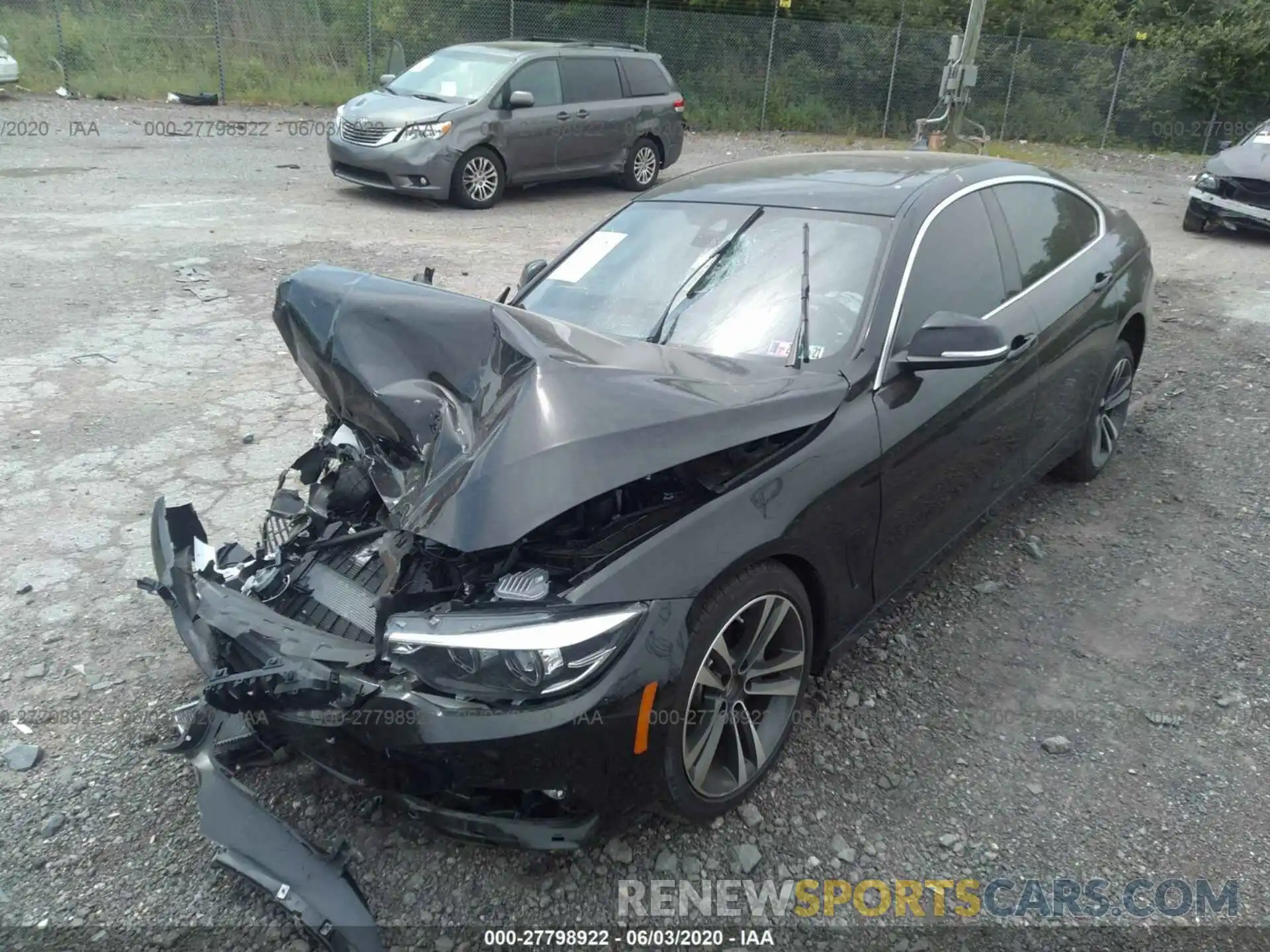 2 Photograph of a damaged car WBA4J7C09LBV99585 BMW 4 SERIES 2020