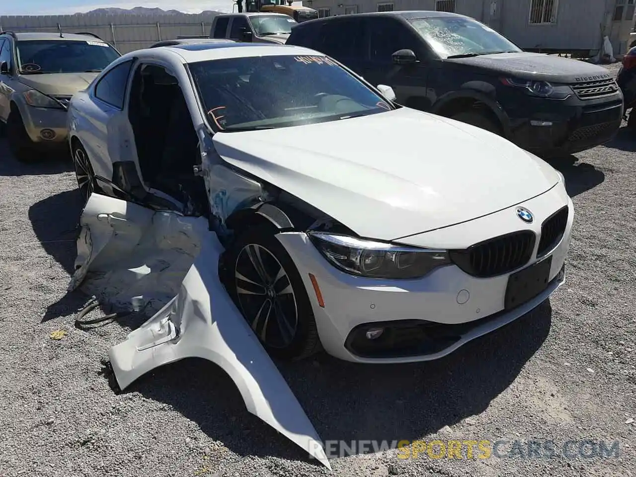 1 Photograph of a damaged car WBA4W3C03LFH08791 BMW 4 SERIES 2020