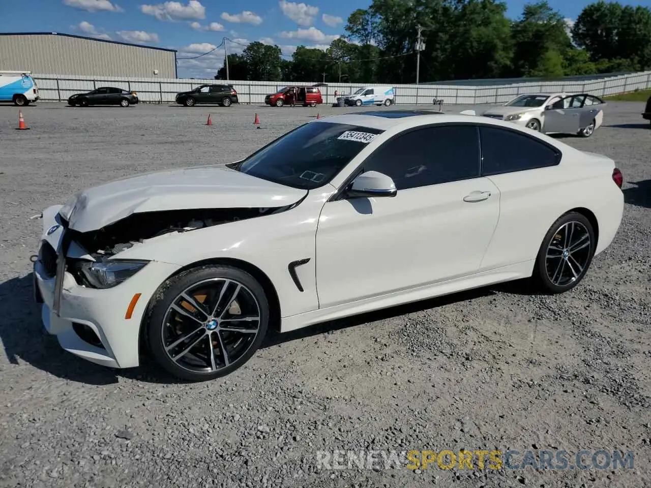 1 Photograph of a damaged car WBA4W3C04LFJ79834 BMW 4 SERIES 2020