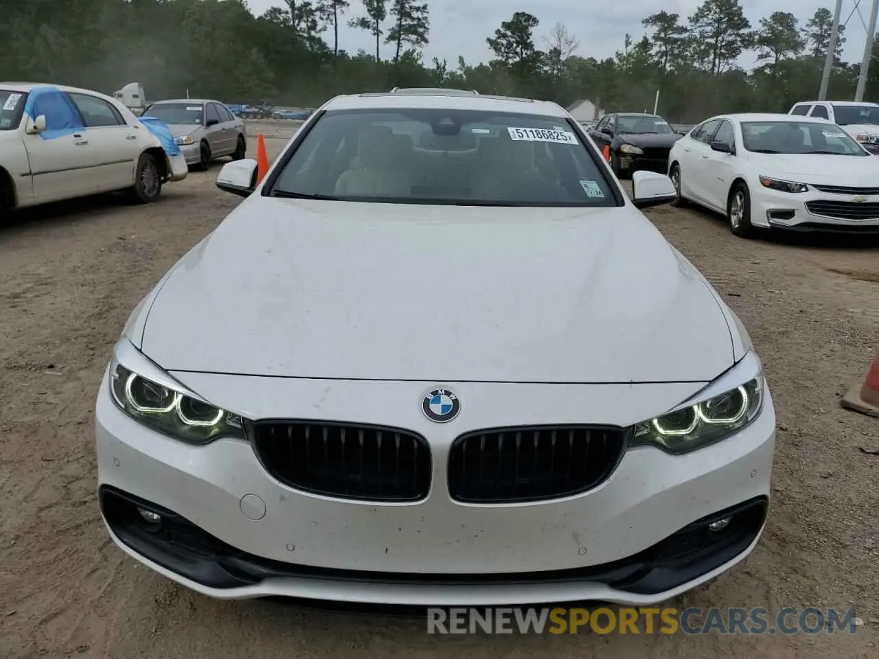 5 Photograph of a damaged car WBA4W3C05LFH73447 BMW 4 SERIES 2020
