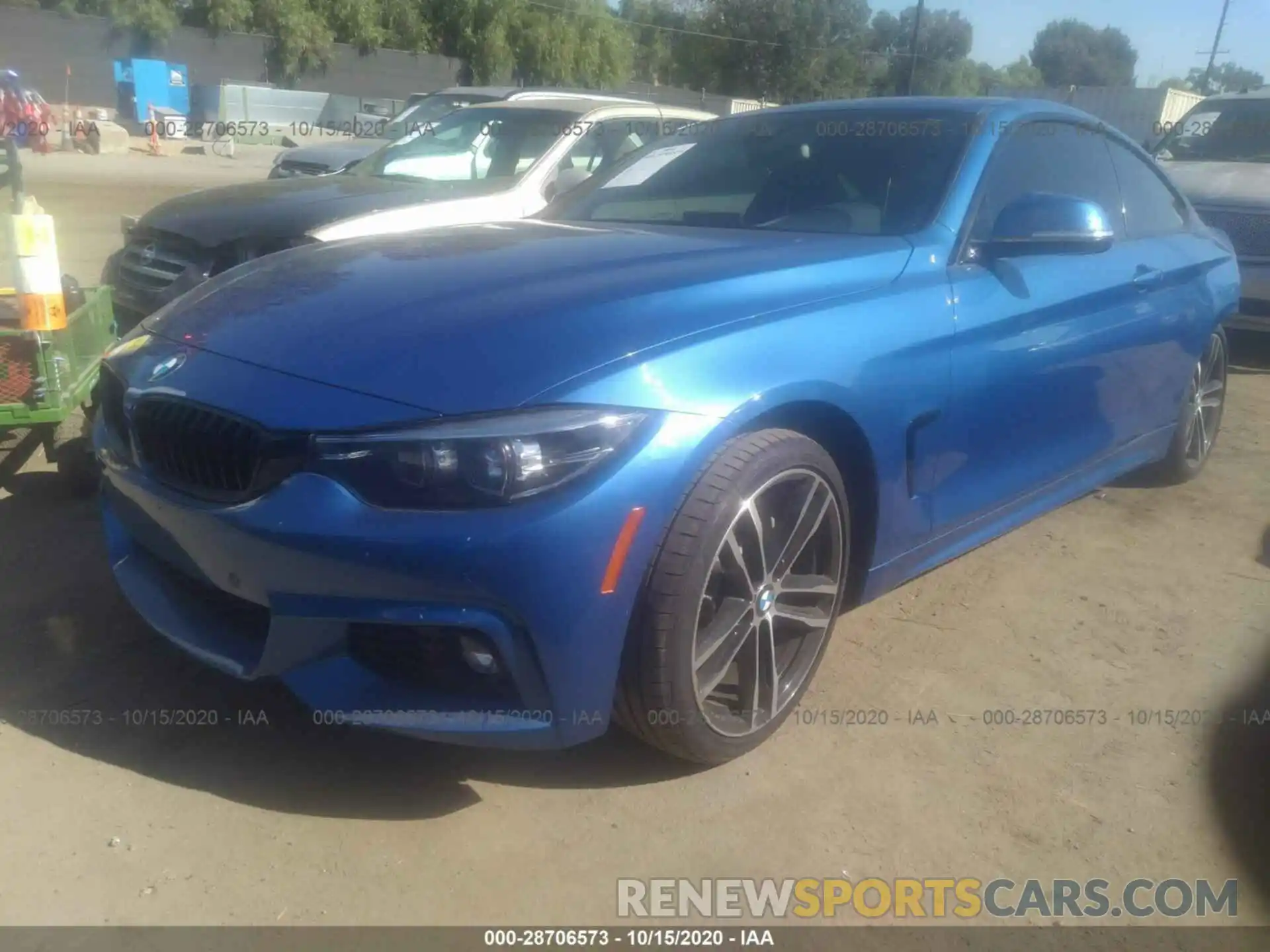 2 Photograph of a damaged car WBA4W3C07LFH16831 BMW 4 SERIES 2020