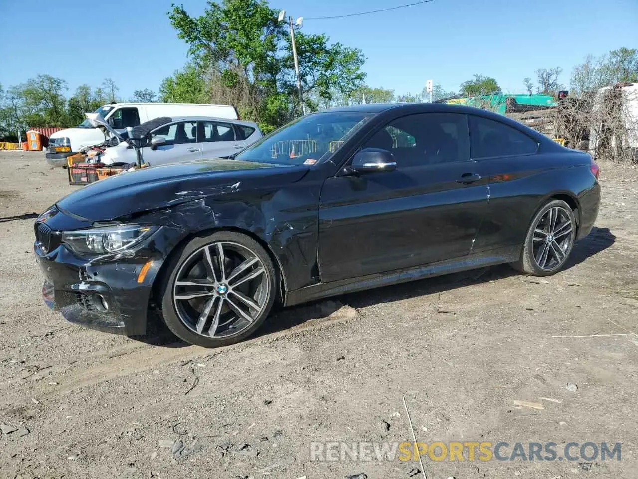 1 Photograph of a damaged car WBA4W3C07LFJ79827 BMW 4 SERIES 2020