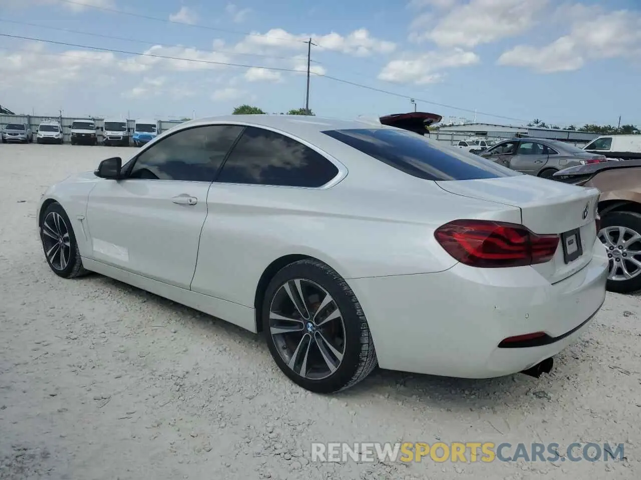 2 Photograph of a damaged car WBA4W3C09LFH01618 BMW 4 SERIES 2020