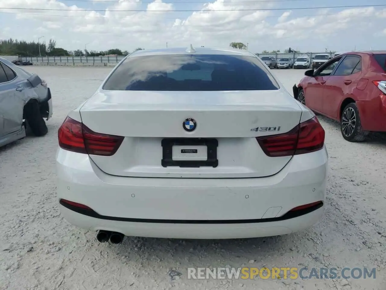 6 Photograph of a damaged car WBA4W3C09LFH01618 BMW 4 SERIES 2020