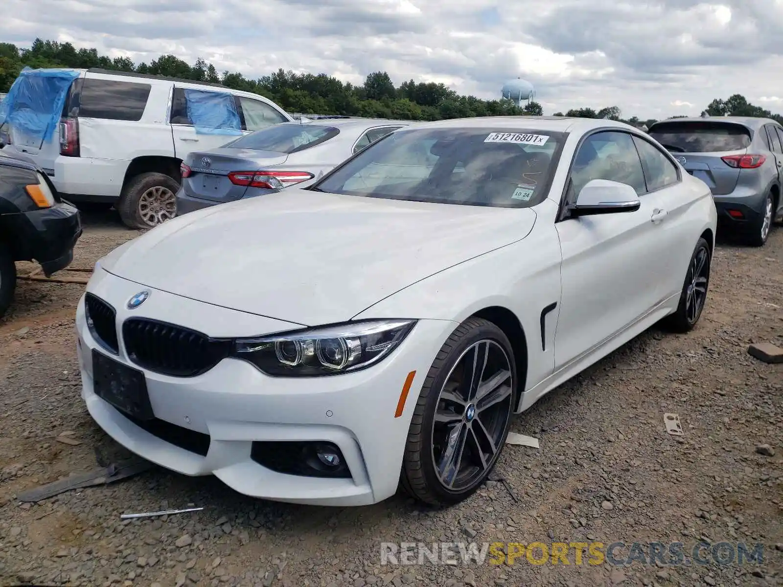 2 Photograph of a damaged car WBA4W5C00LFH34101 BMW 4 SERIES 2020