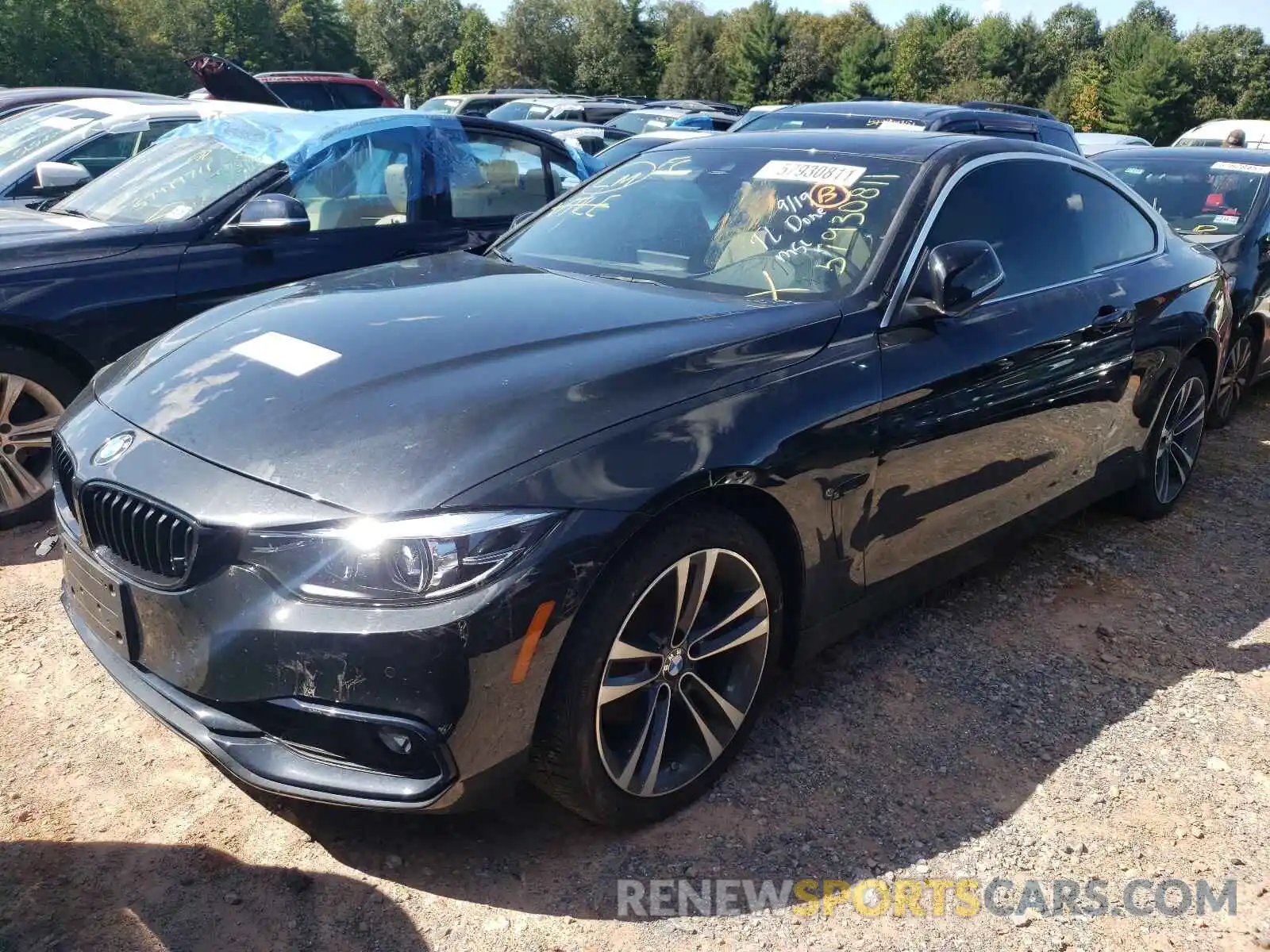 2 Photograph of a damaged car WBA4W5C04LFH63861 BMW 4 SERIES 2020