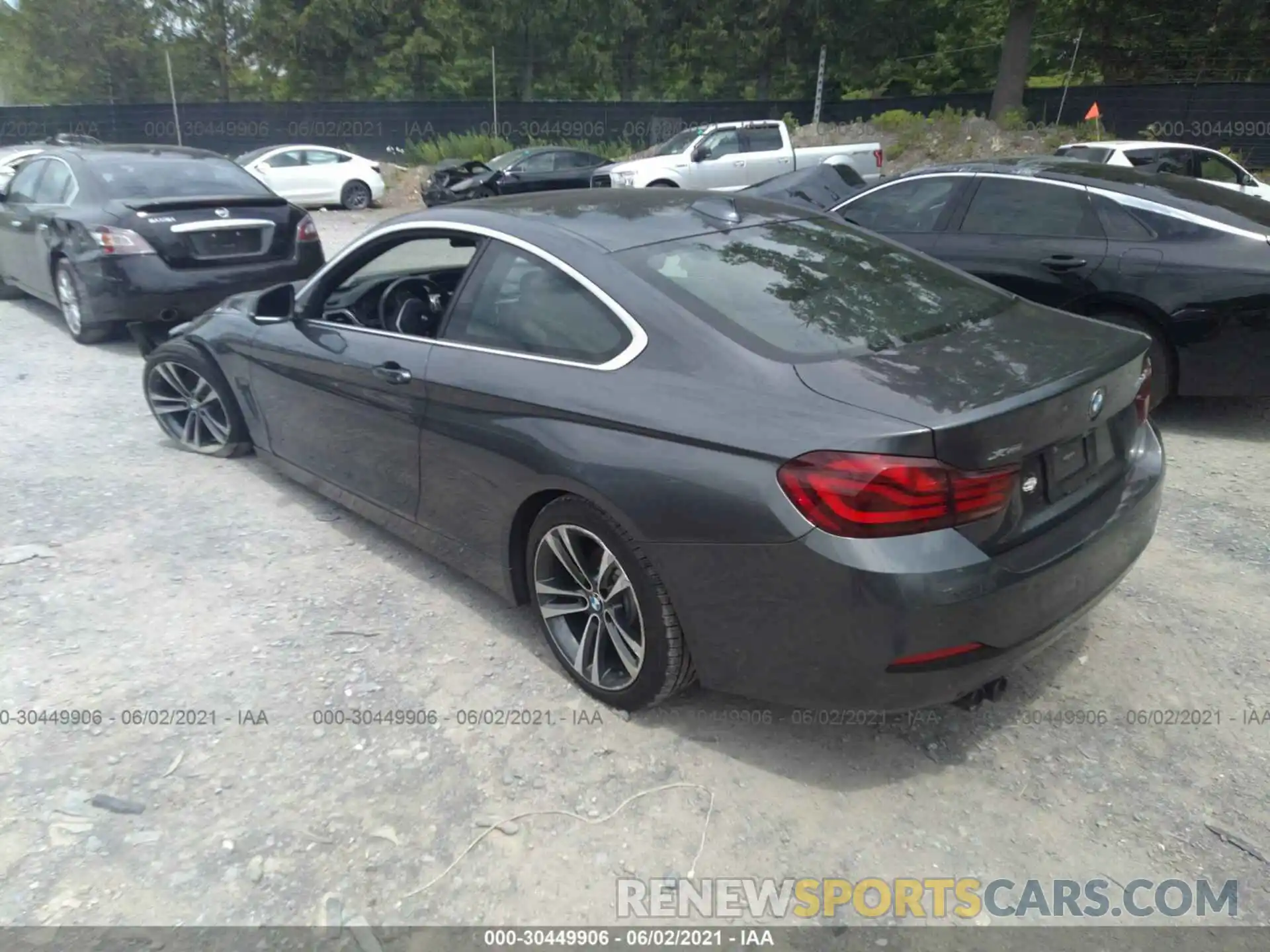 3 Photograph of a damaged car WBA4W5C04LFJ74824 BMW 4 SERIES 2020