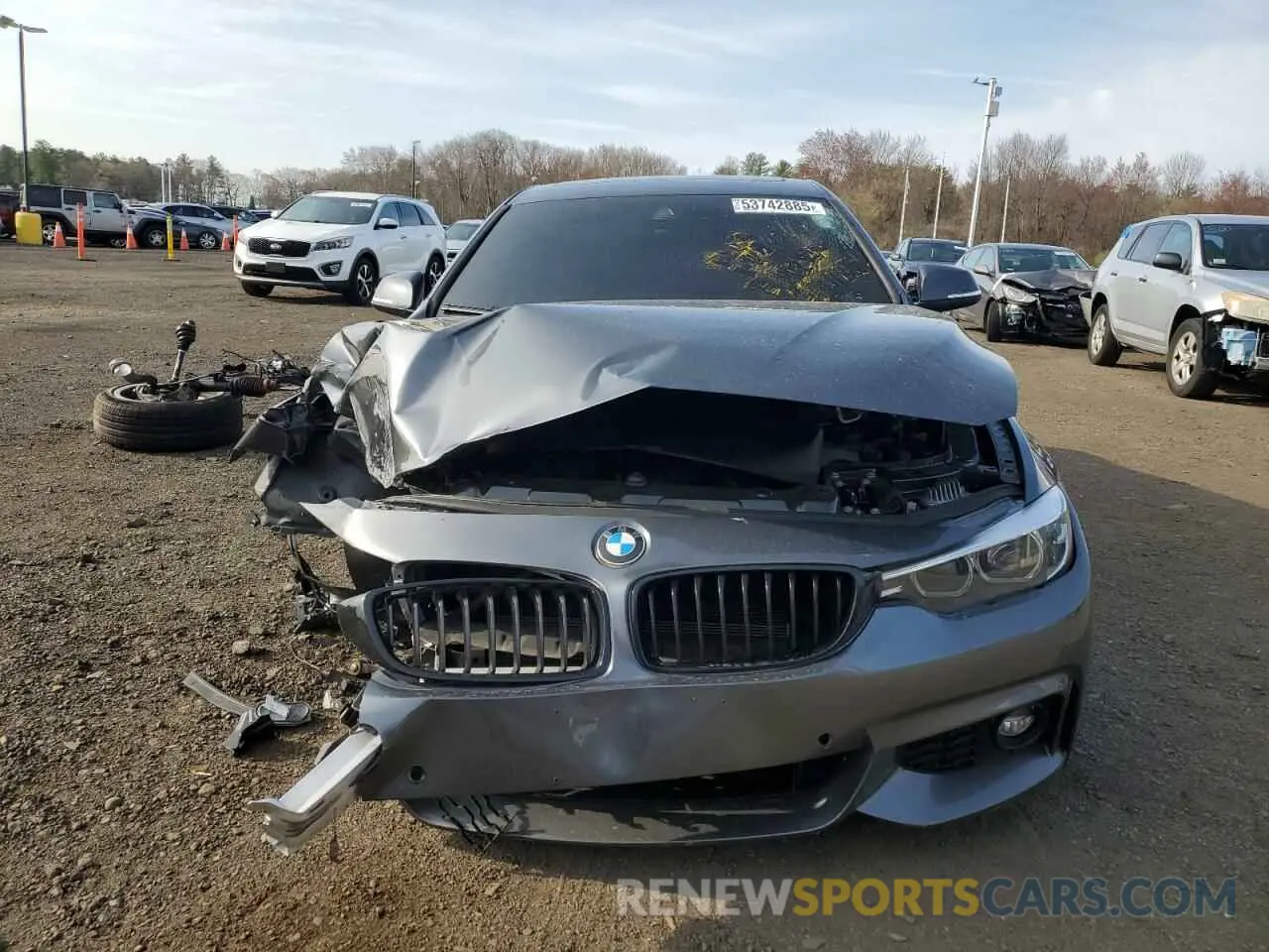 5 Photograph of a damaged car WBA4W5C07LFJ74820 BMW 4 SERIES 2020