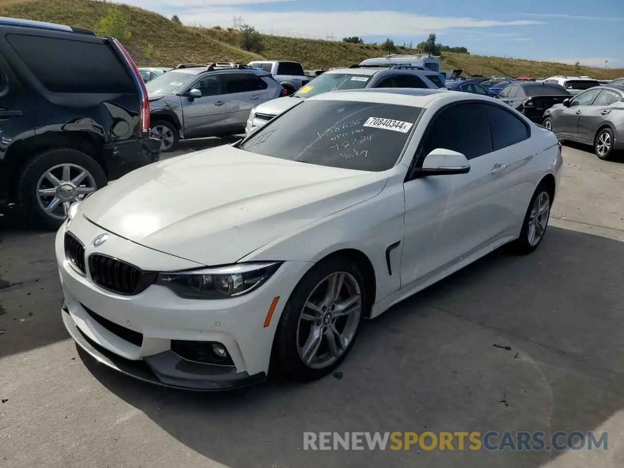 1 Photograph of a damaged car WBA4W5C08LFH33164 BMW 4 SERIES 2020