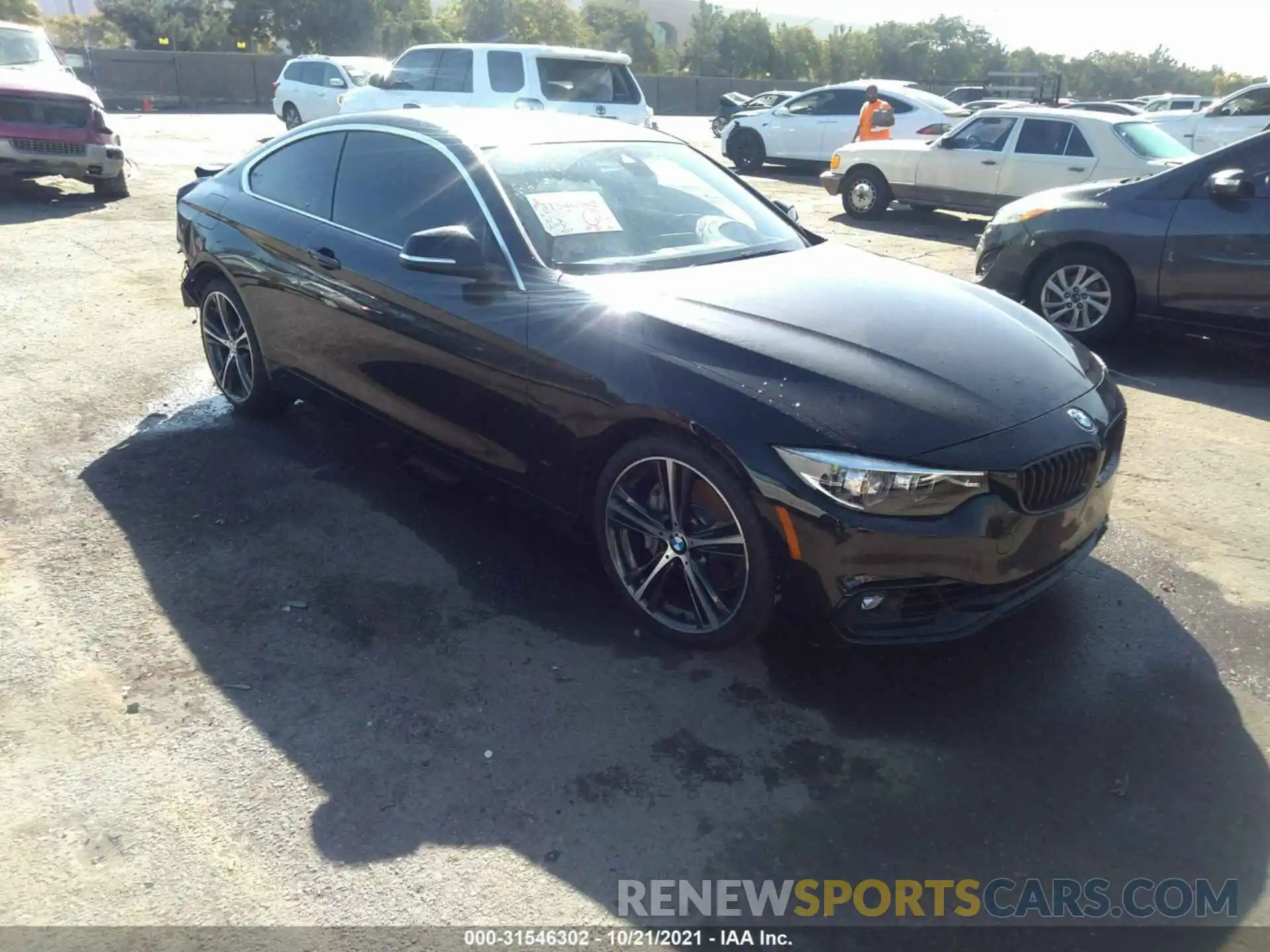 1 Photograph of a damaged car WBA4W7C02LFJ74817 BMW 4 SERIES 2020