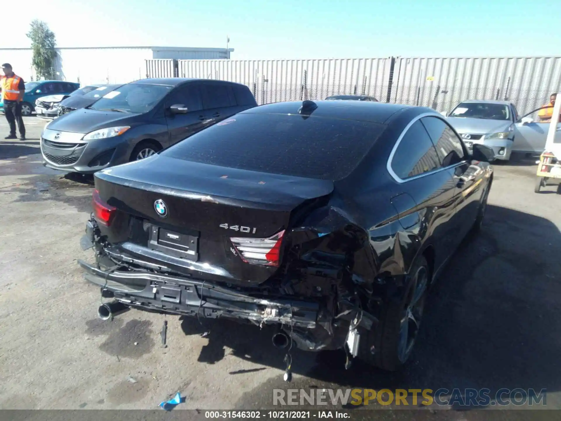 6 Photograph of a damaged car WBA4W7C02LFJ74817 BMW 4 SERIES 2020