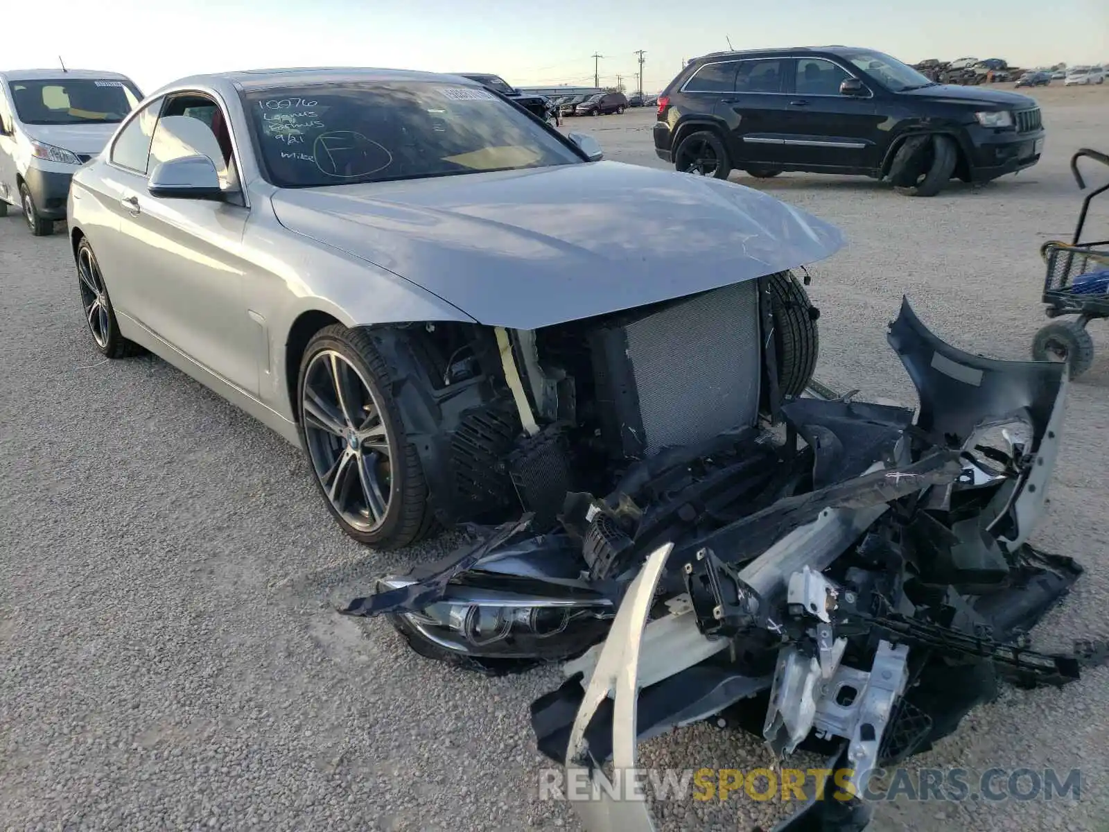 1 Photograph of a damaged car WBA4W7C04LFH14705 BMW 4 SERIES 2020