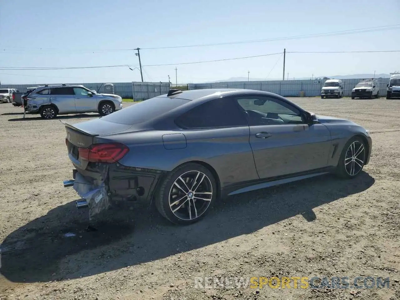 3 Photograph of a damaged car WBA4W7C05LFH57899 BMW 4 SERIES 2020