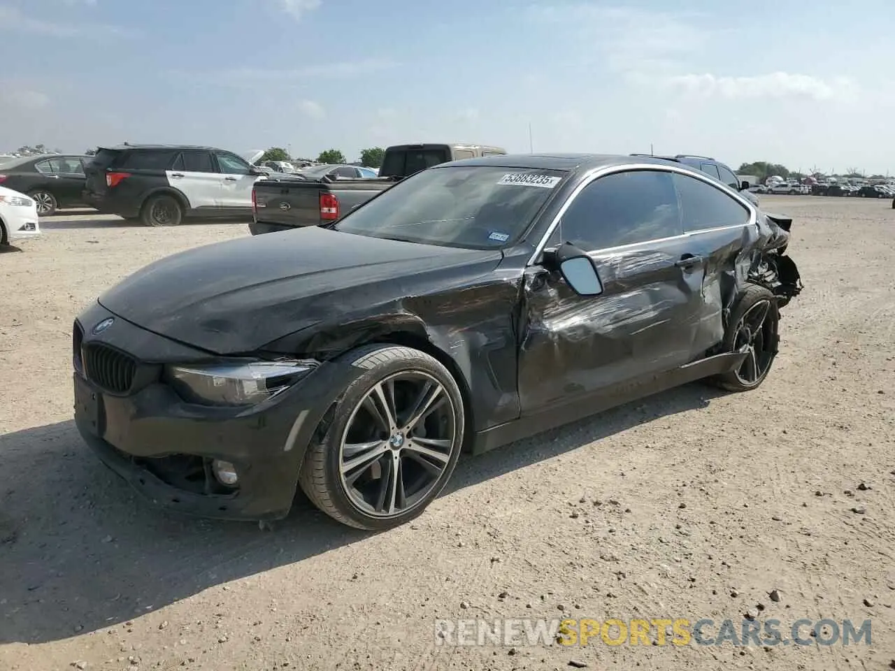 1 Photograph of a damaged car WBA4W7C06LFH31280 BMW 4 SERIES 2020