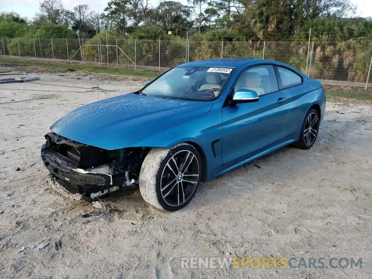 2 Photograph of a damaged car WBA4W7C0XLAH17153 BMW 4 SERIES 2020