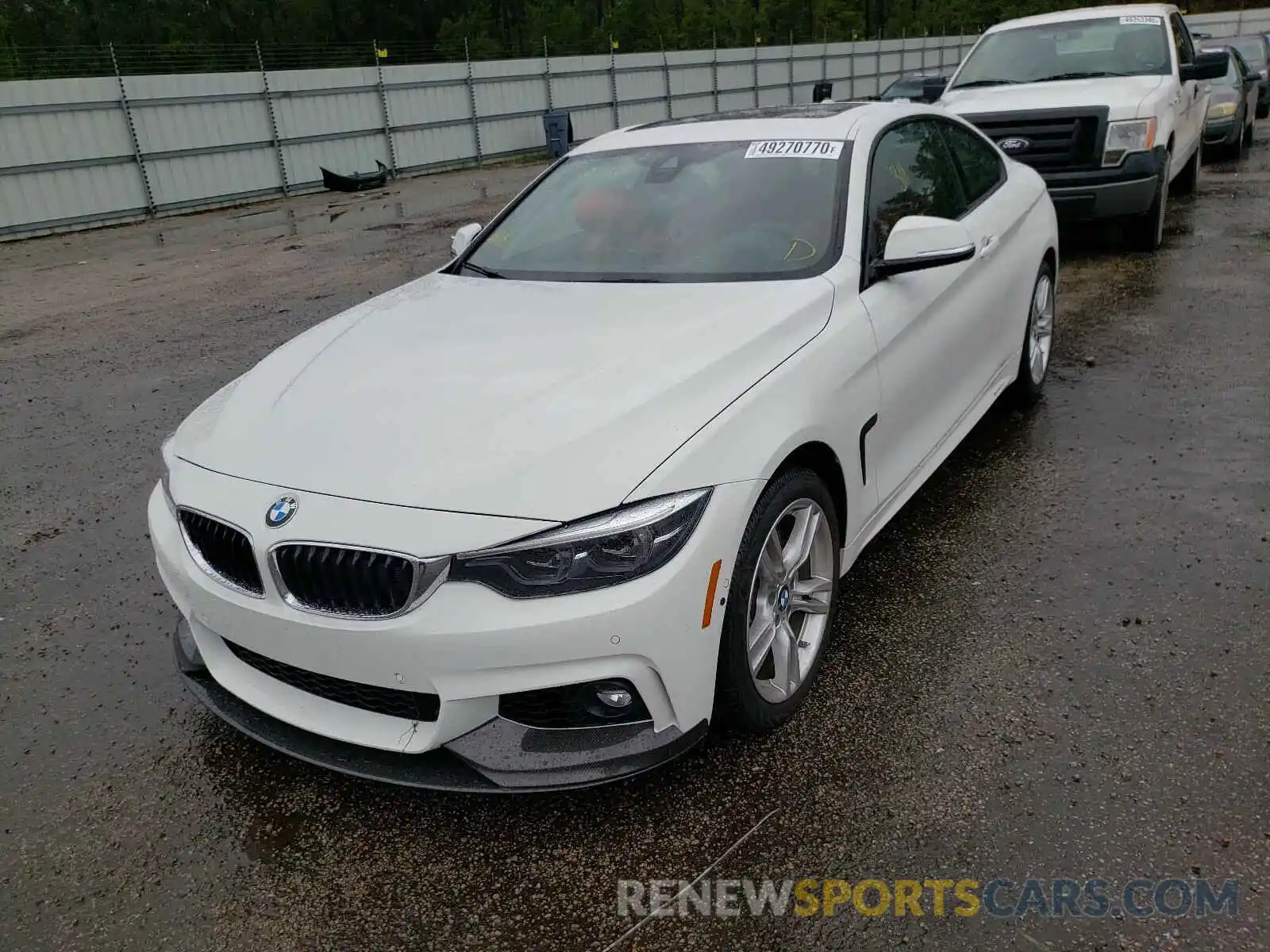 2 Photograph of a damaged car WBA4W9C01LFJ89689 BMW 4 SERIES 2020