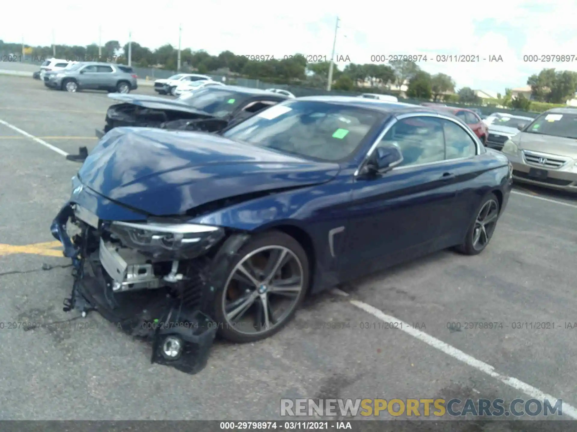 2 Photograph of a damaged car WBA4Z1C04L5N23874 BMW 4 SERIES 2020