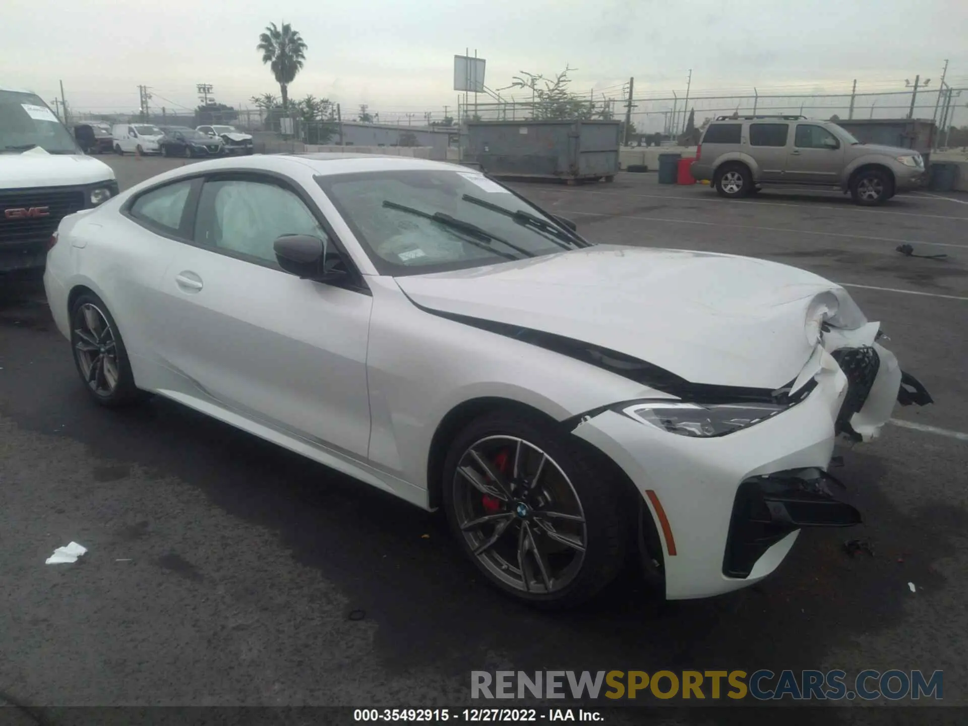 1 Photograph of a damaged car WBA13AR04MCG09472 BMW 4 SERIES 2021