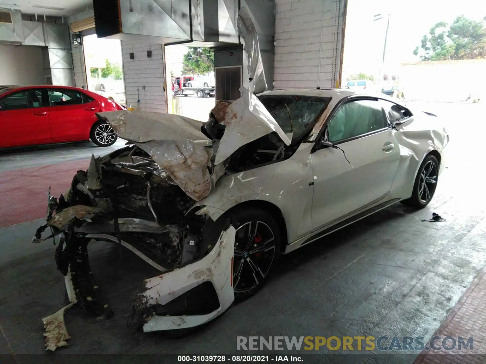 2 Photograph of a damaged car WBA13AR05MCF20736 BMW 4 SERIES 2021