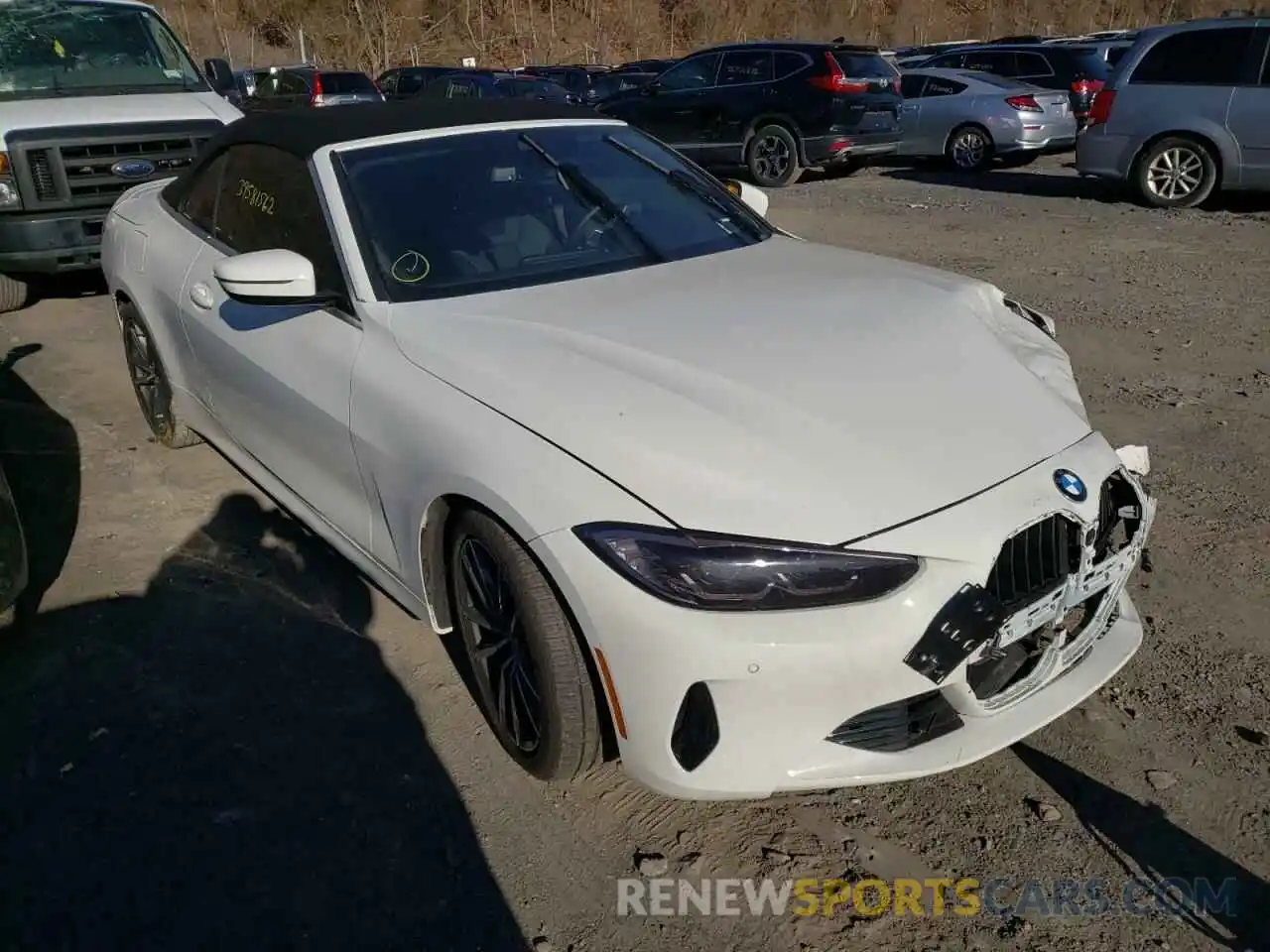 1 Photograph of a damaged car WBA23AT02MCG26381 BMW 4 SERIES 2021