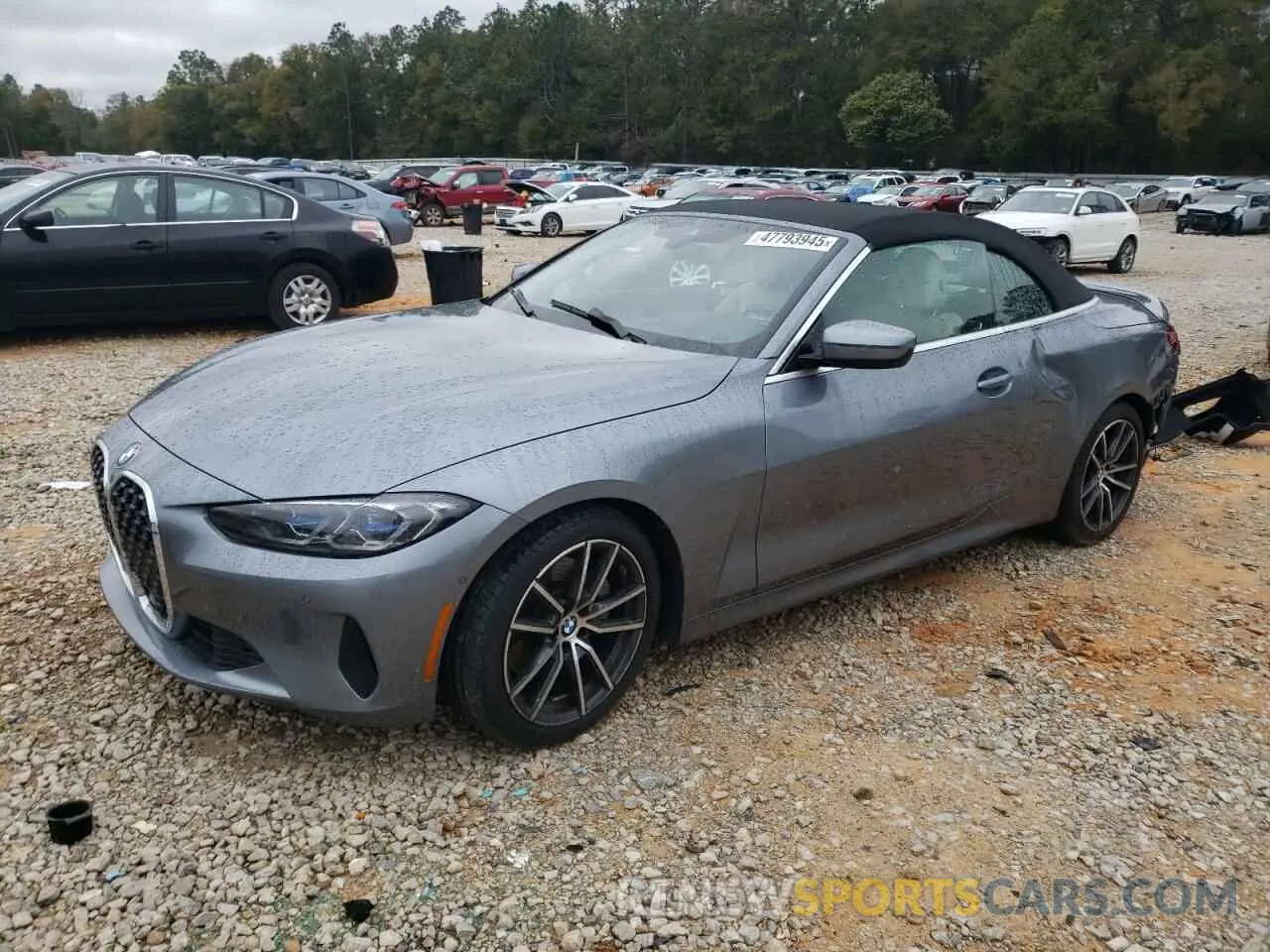 1 Photograph of a damaged car WBA23AT06MCH07089 BMW 4 SERIES 2021