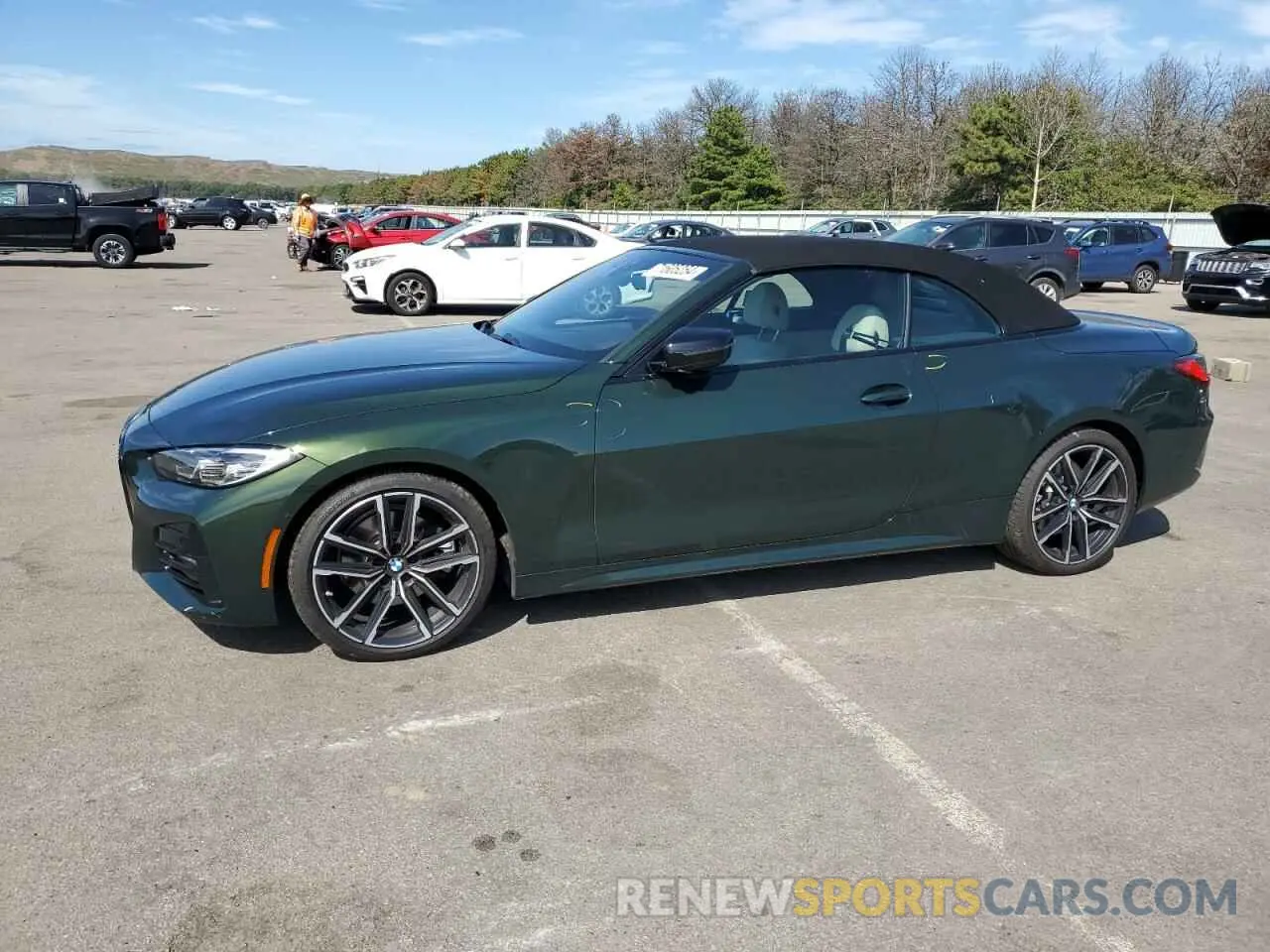 1 Photograph of a damaged car WBA23AT07MCG77035 BMW 4 SERIES 2021