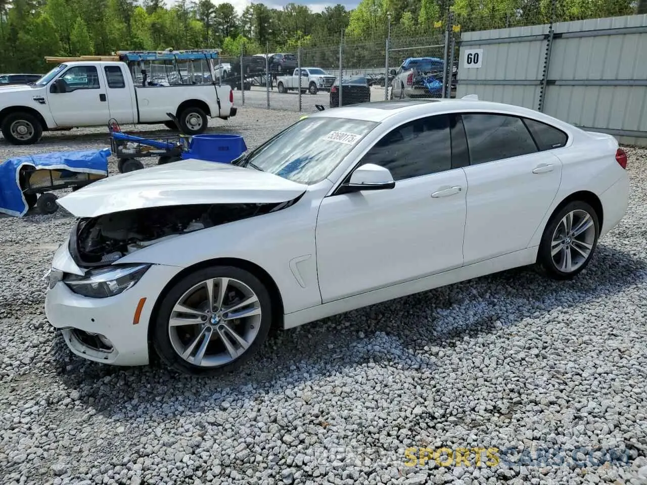 1 Photograph of a damaged car WBA4J1C57KBM15722 BMW 4 SERIES 2021
