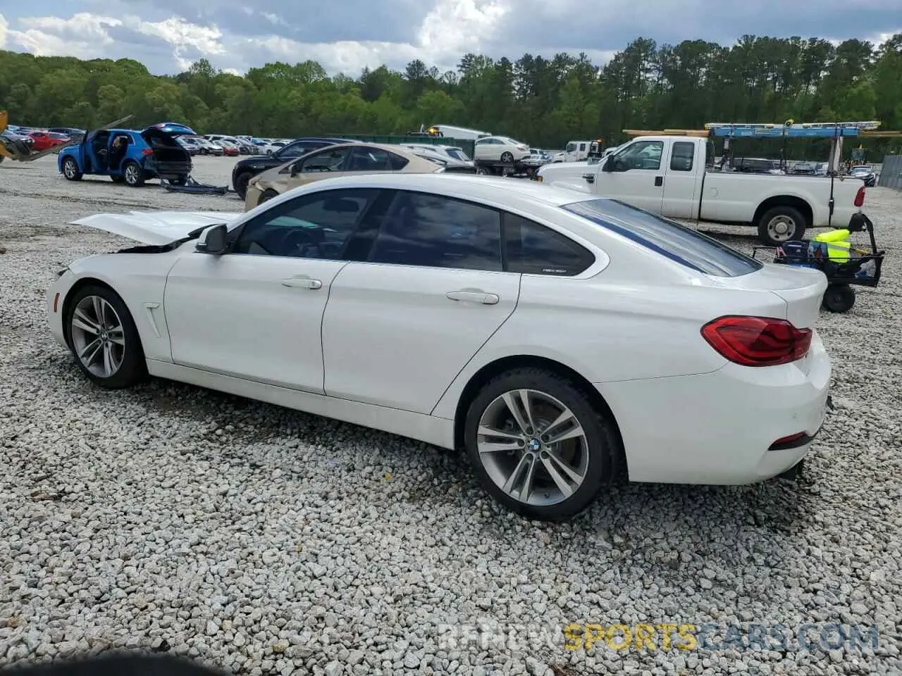 2 Photograph of a damaged car WBA4J1C57KBM15722 BMW 4 SERIES 2021